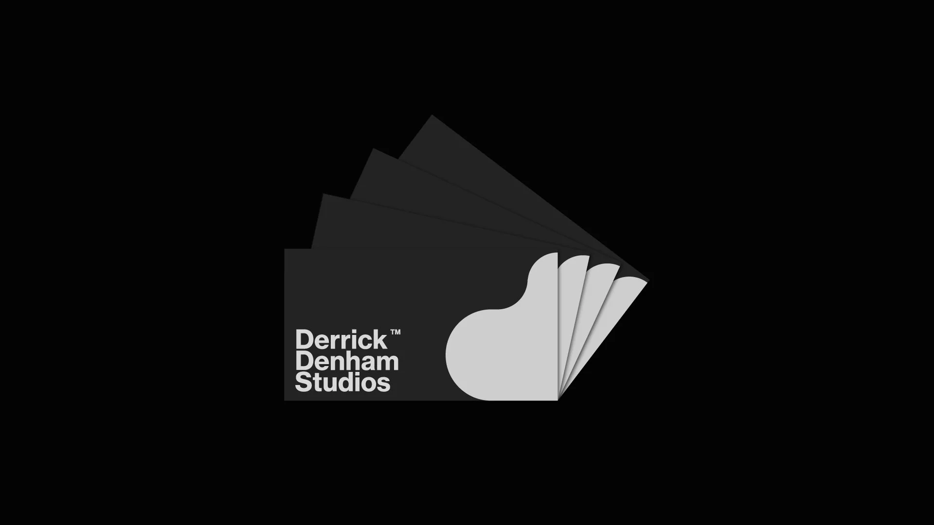 derrick denham business cards design