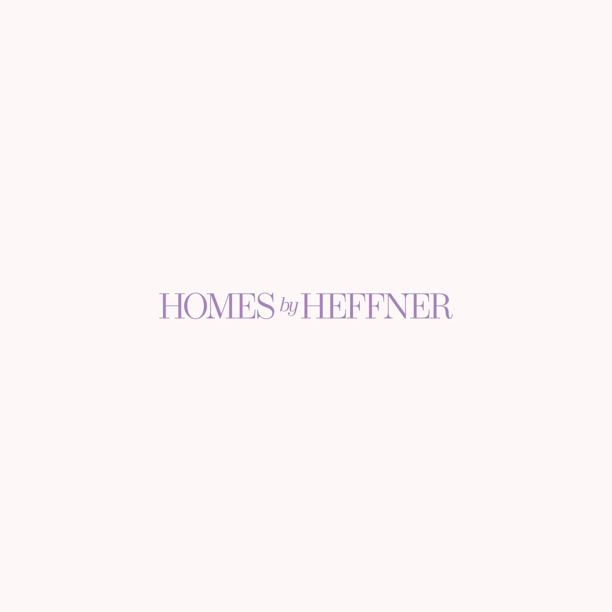 Homes By Heffner real estate logo design