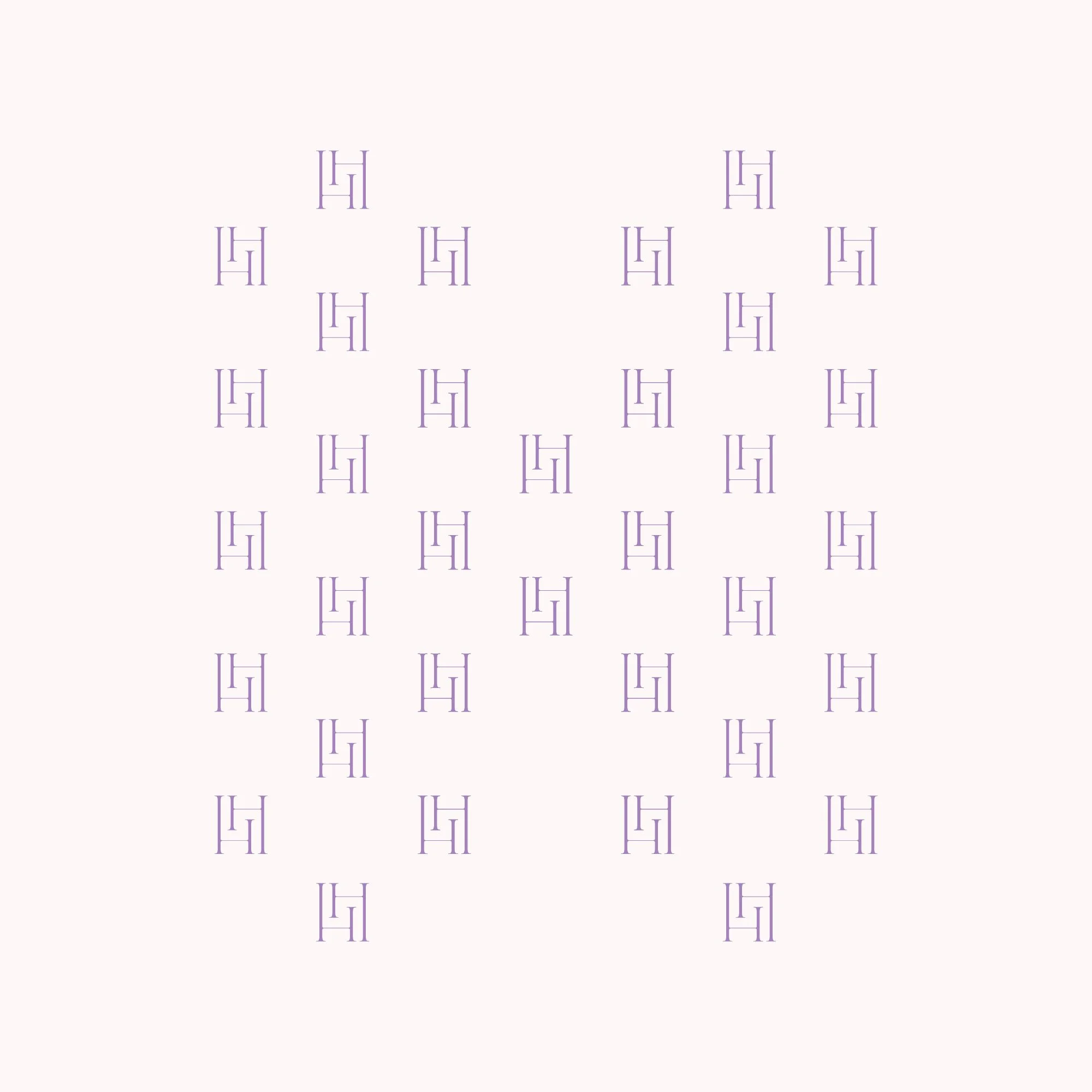 surface pattern monogram design