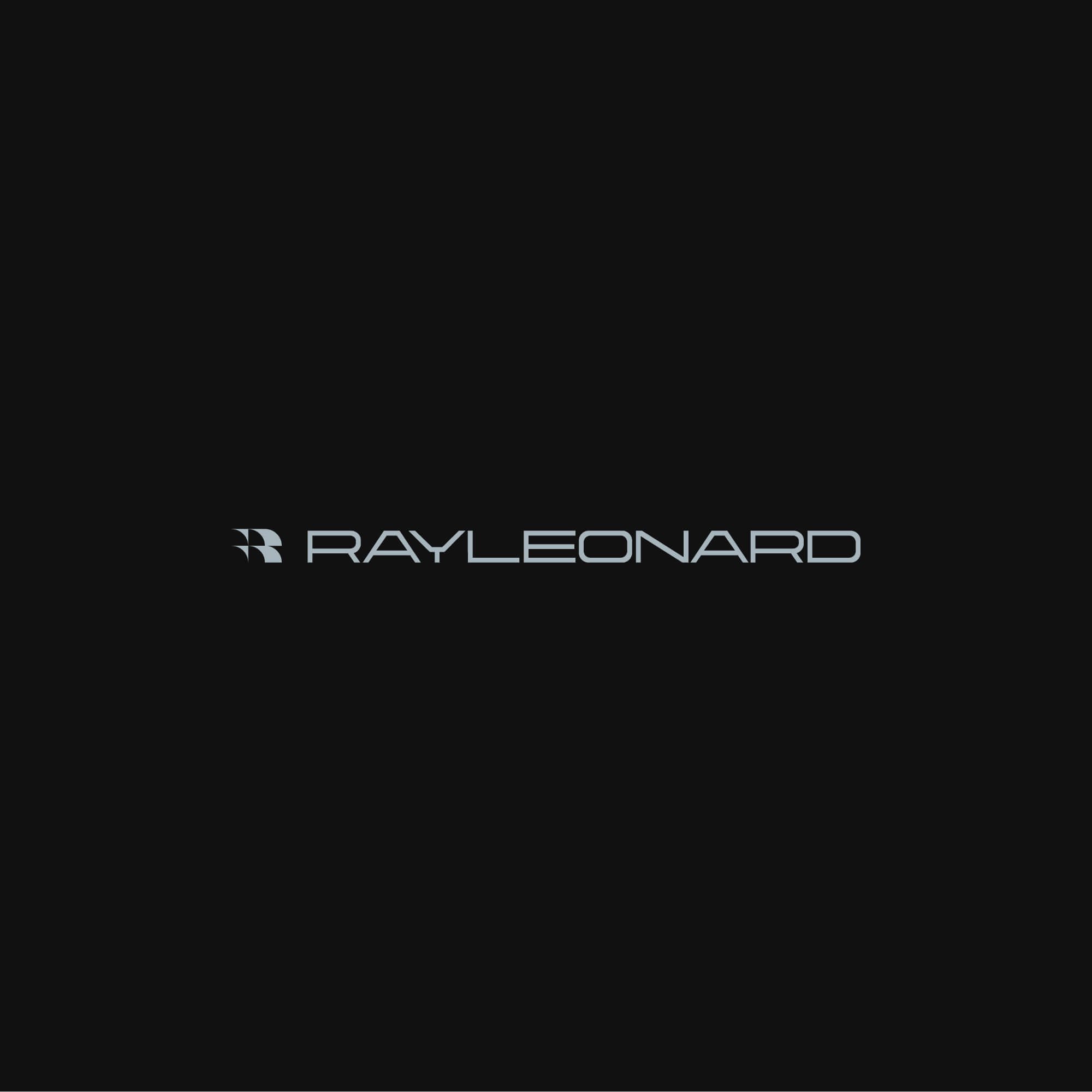 Ray Leonard construction logo design