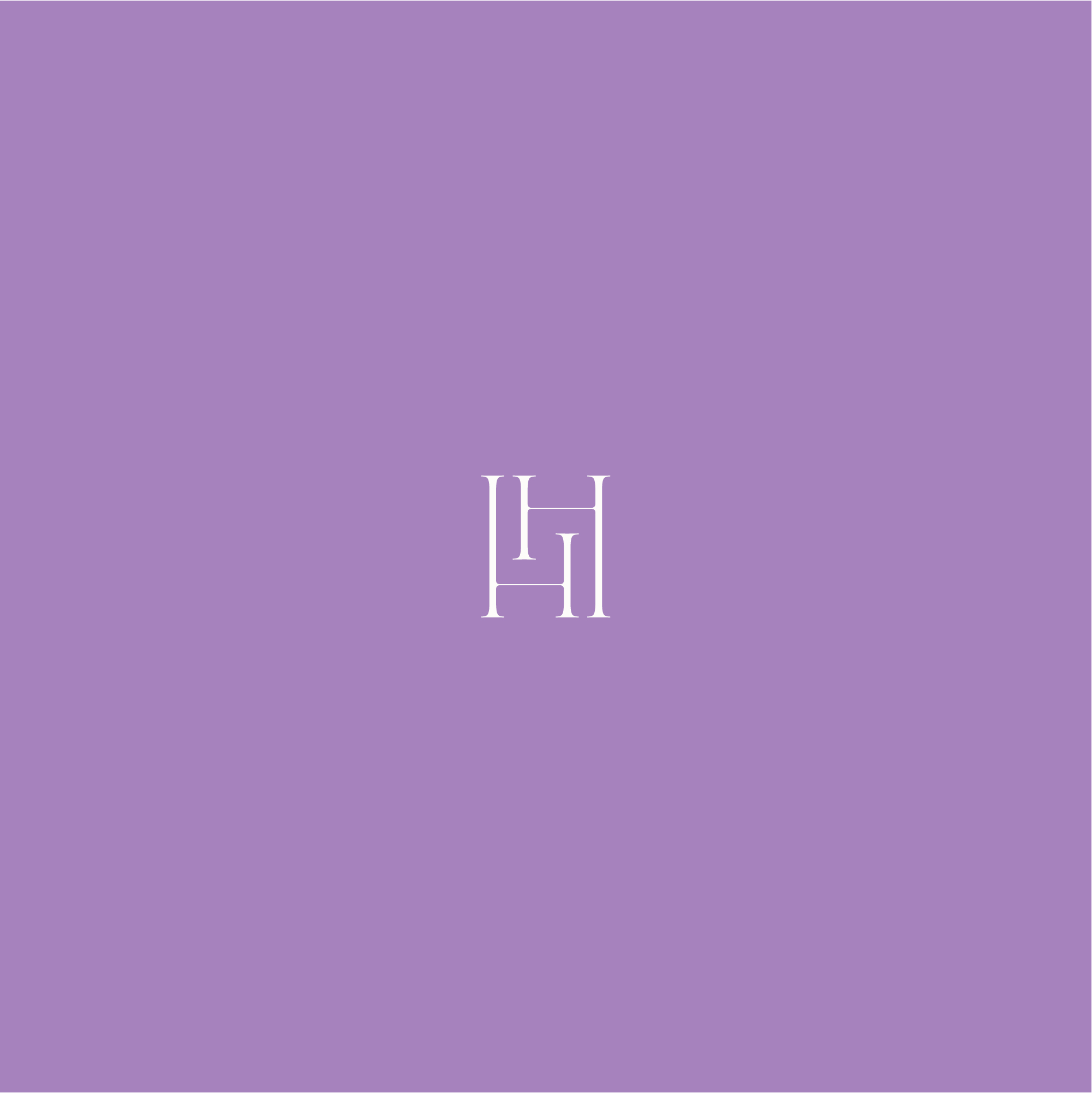 hh monogram logo design