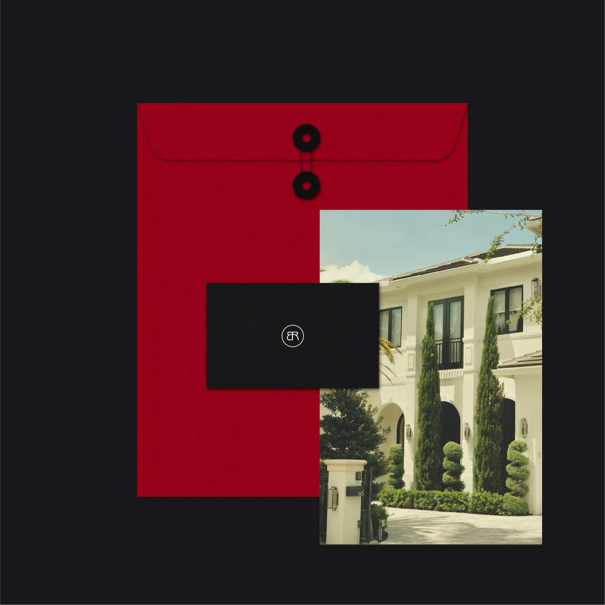 Benge Redding Sarasota realtor stationery design