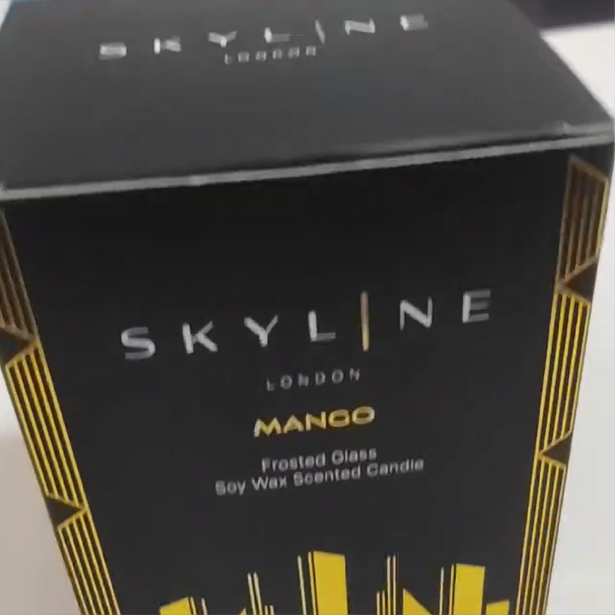 candle box packaging mockup