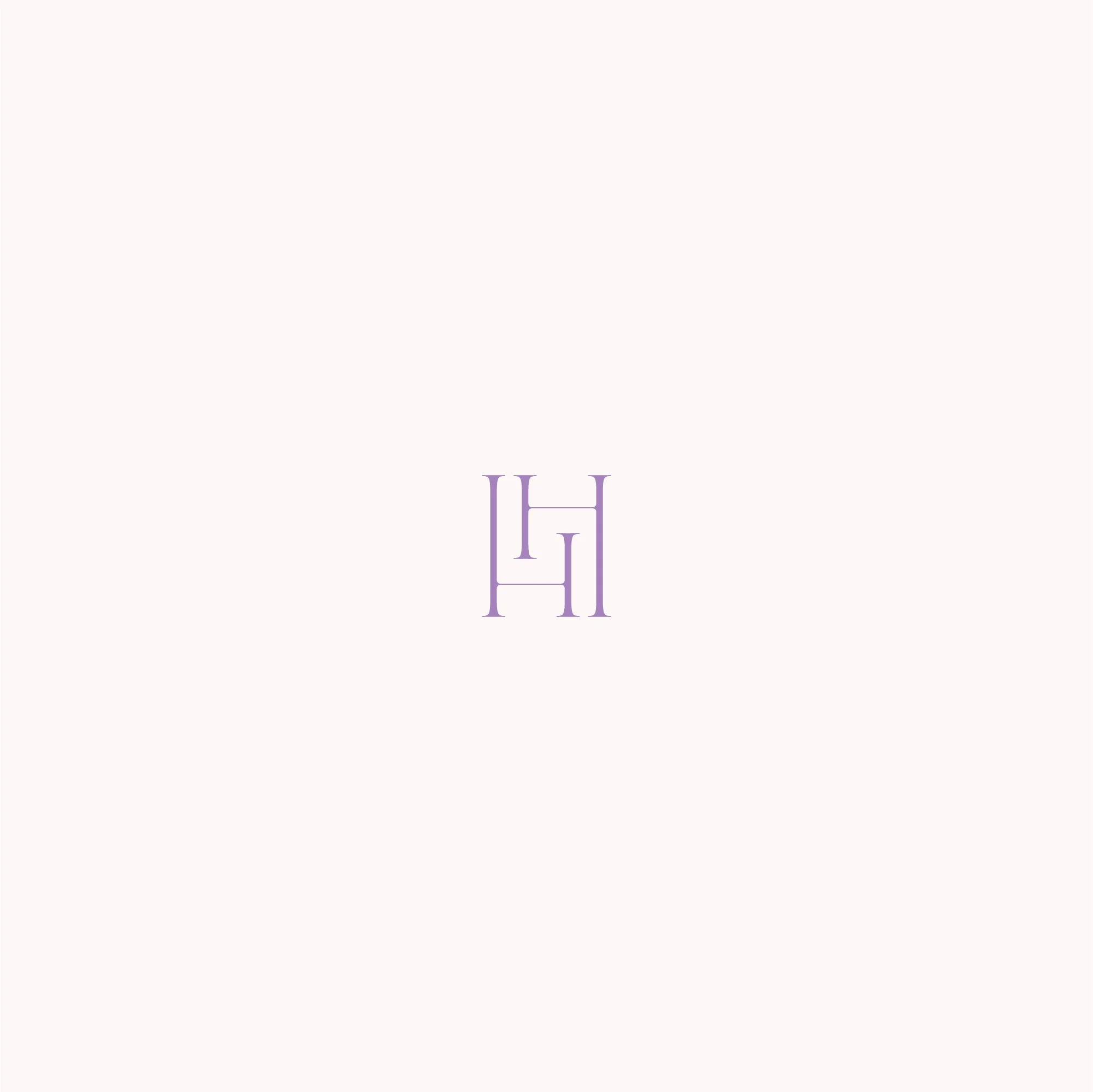 HH monogram logo design