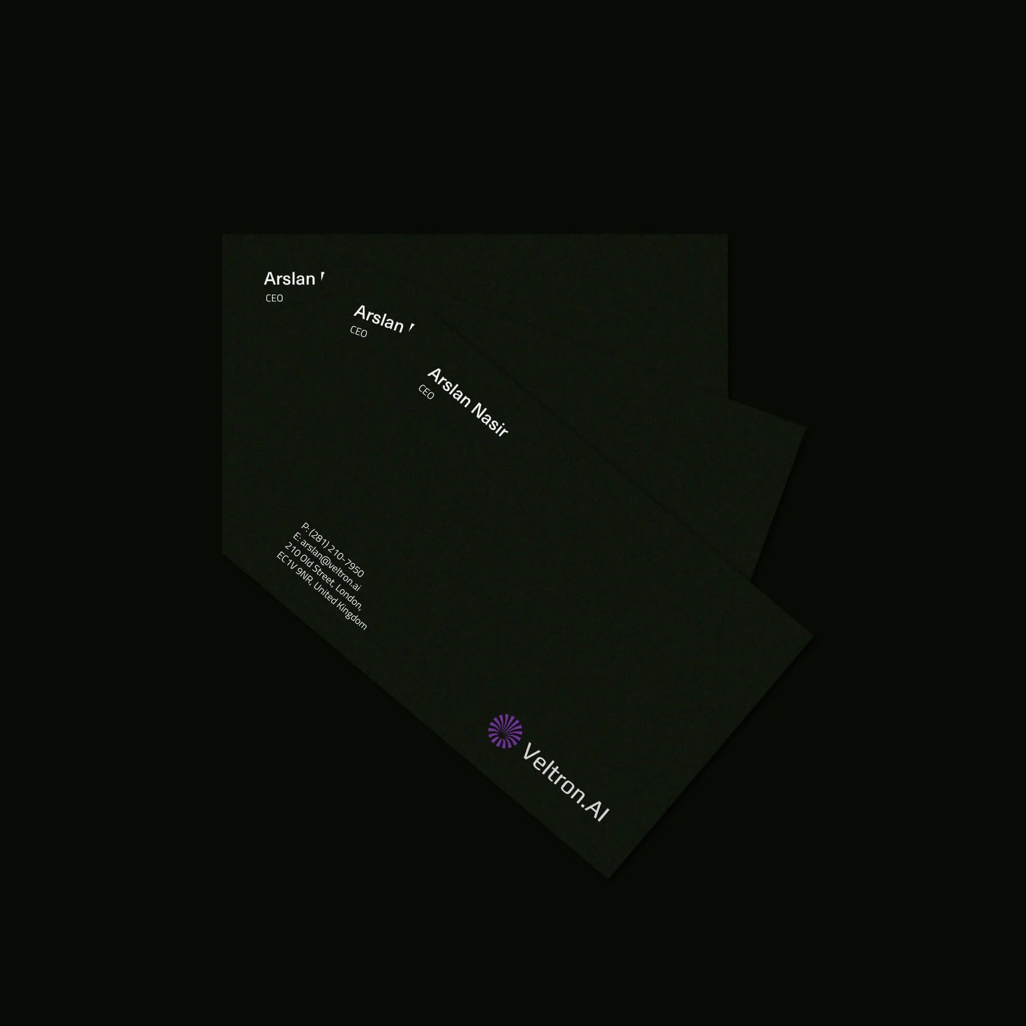 Veltron AI automation logo design