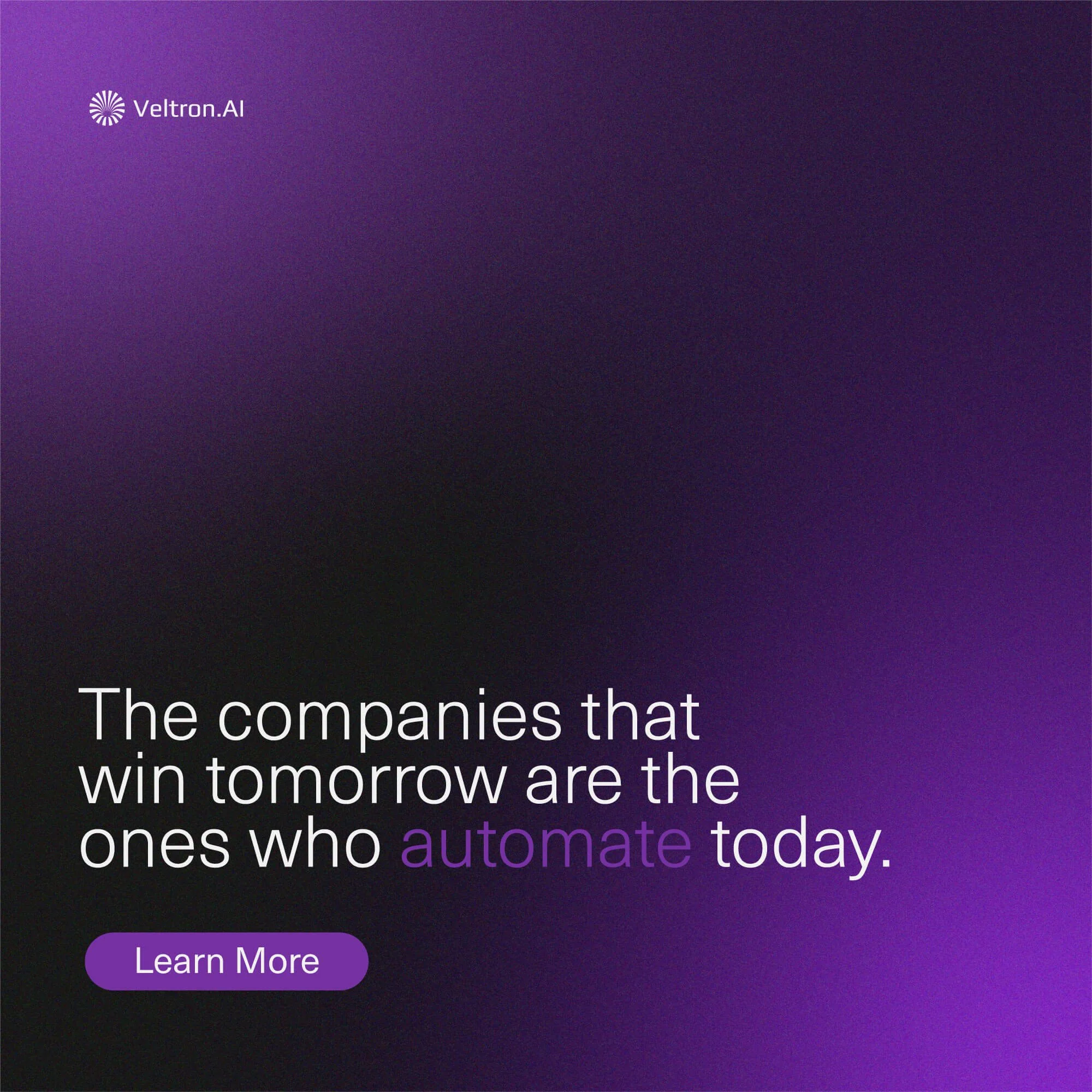 Veltron AI automation logo design