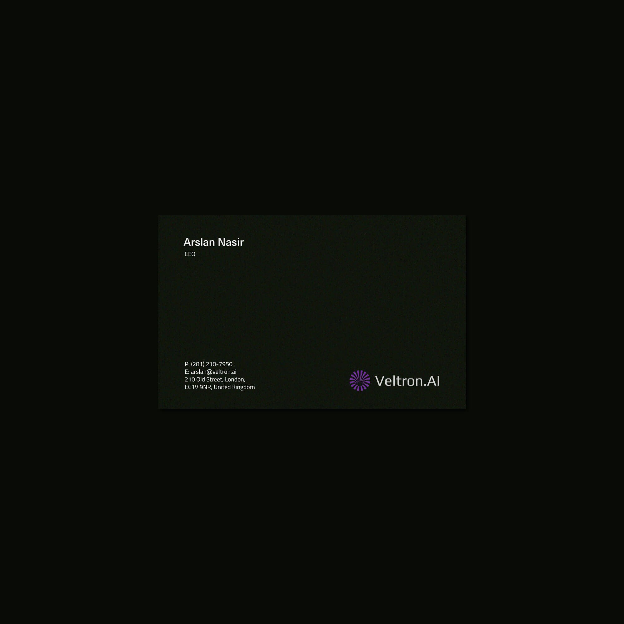 sleek business card