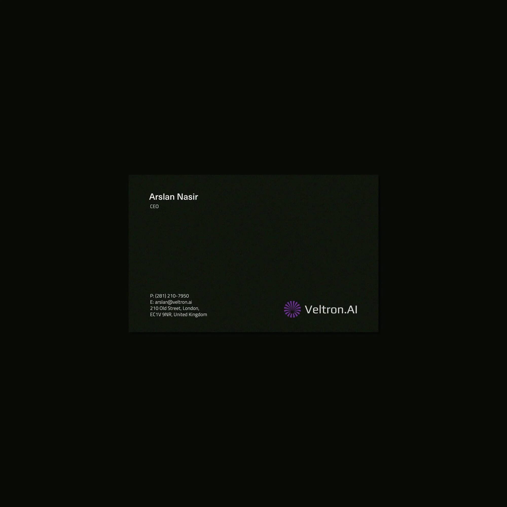 Veltron AI automation logo design