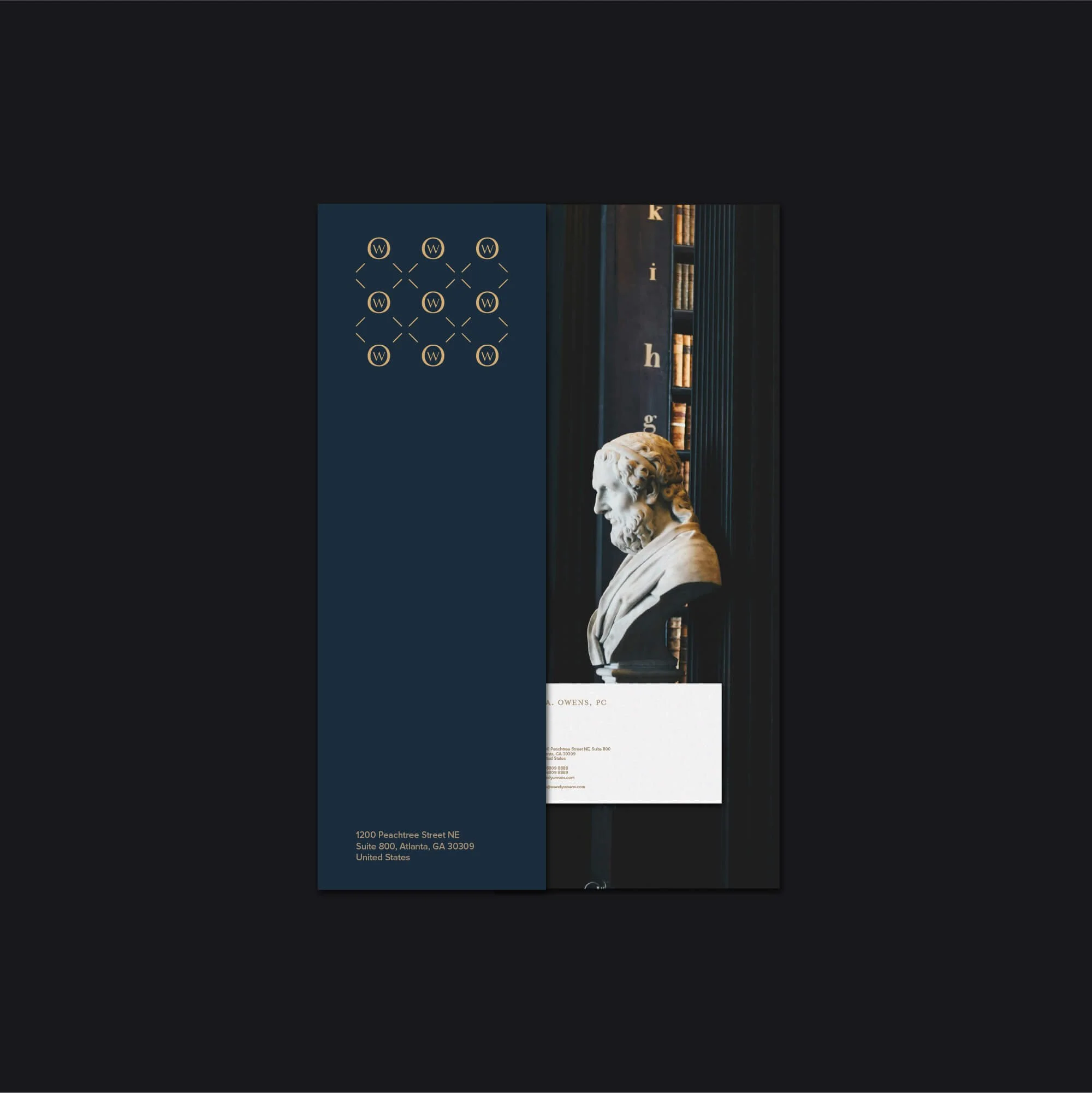 law firm brochure design