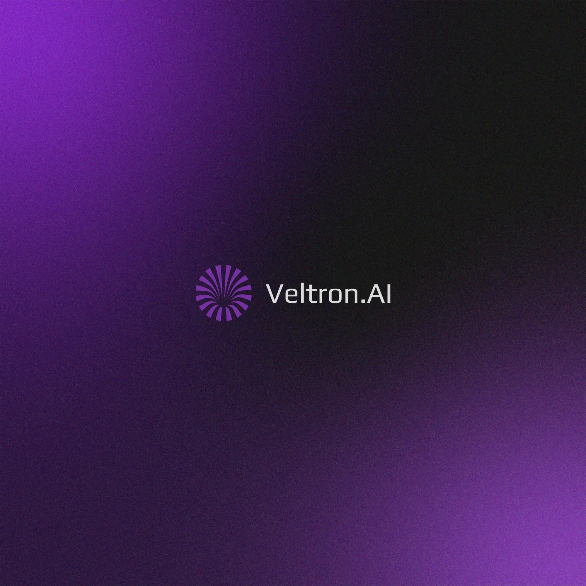 Veltron AI automation logo design