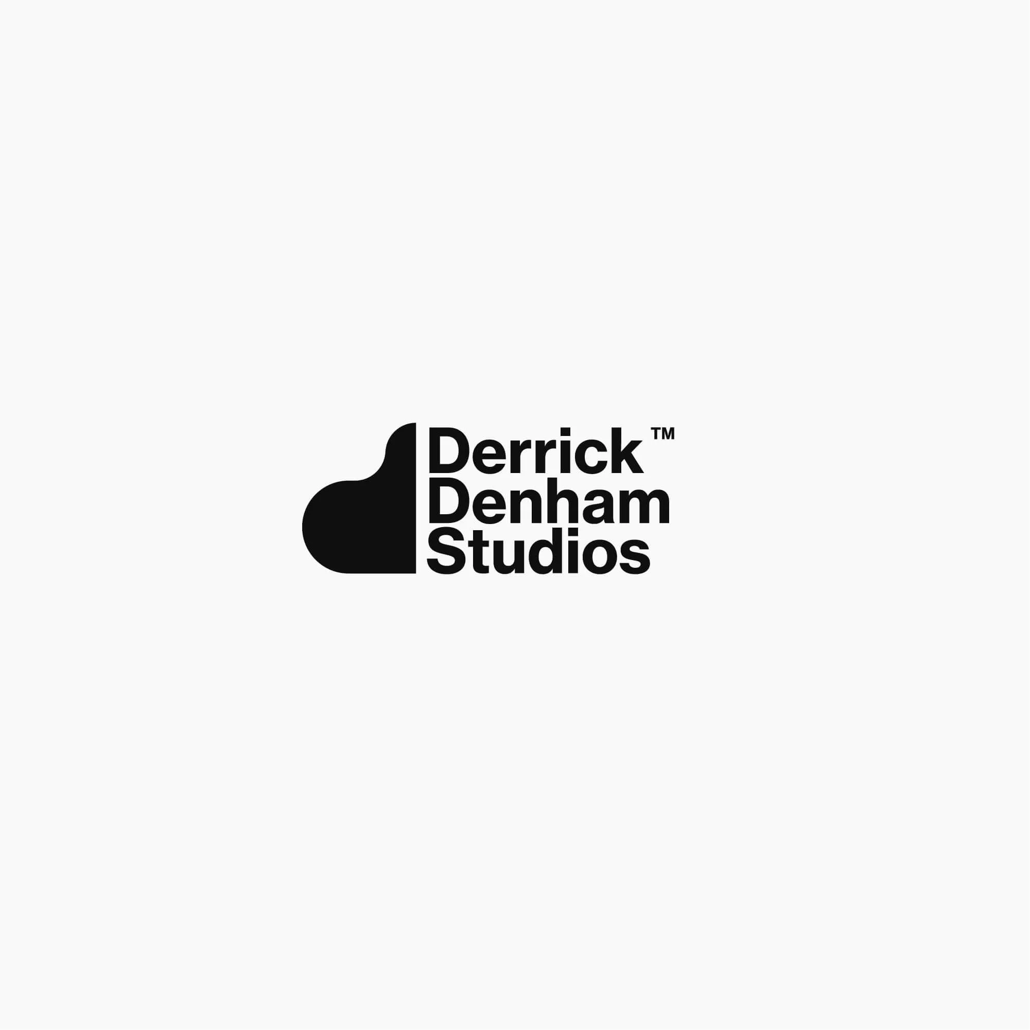 Derrick Denham piano instructor logo design