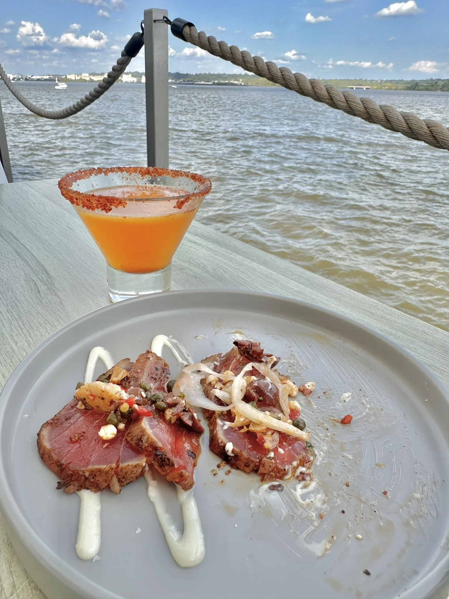 Drinks on the Potomac River