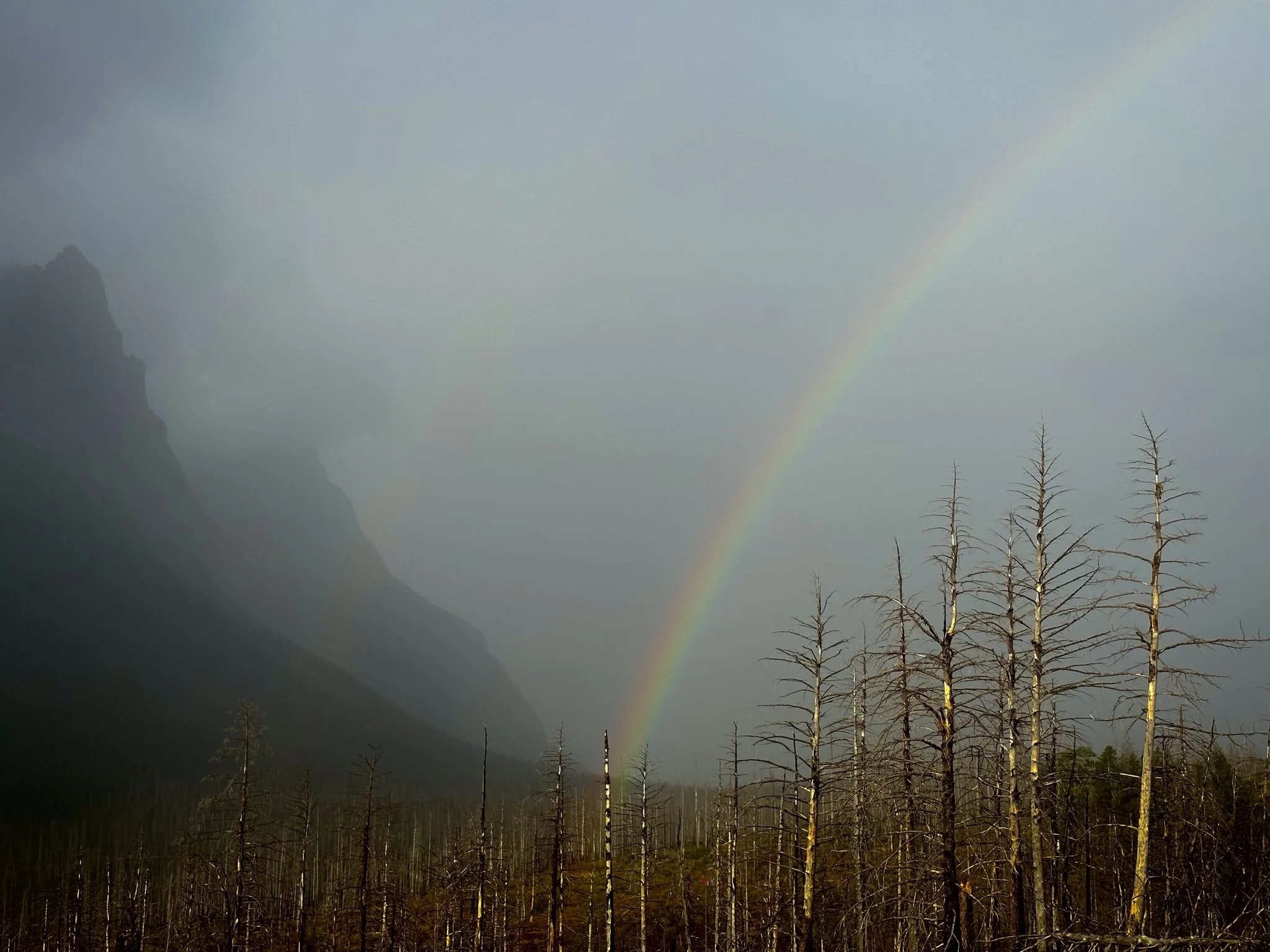 Going to the Sun Road Rainbow, July