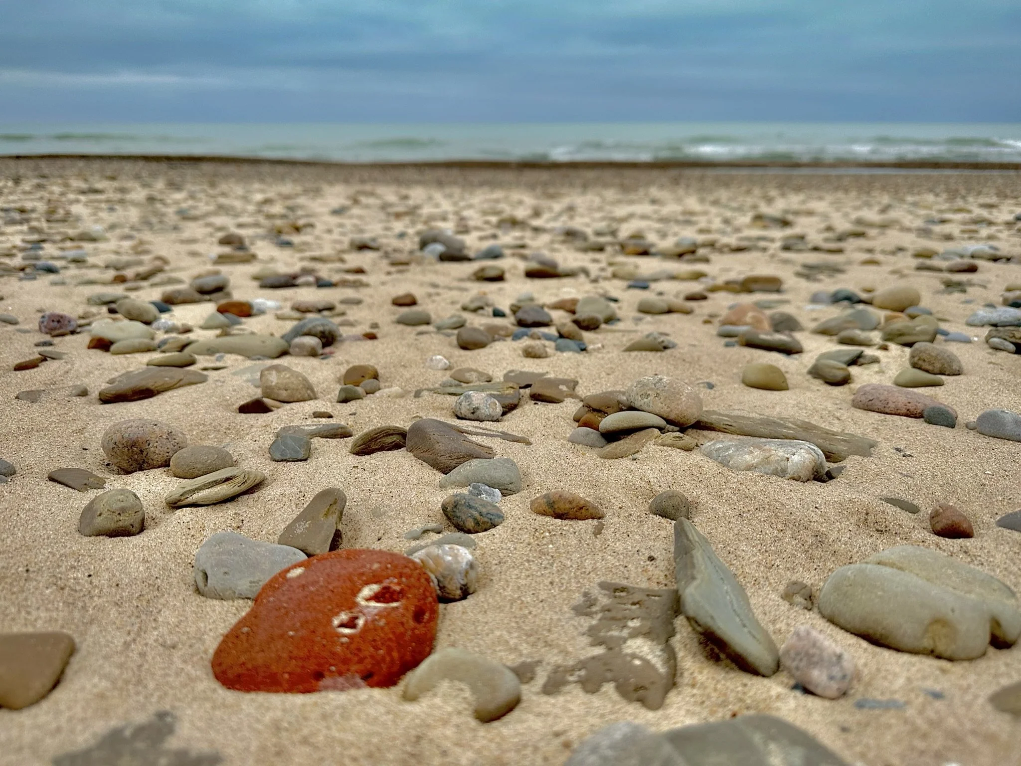 Rocks at Indiana Dunes