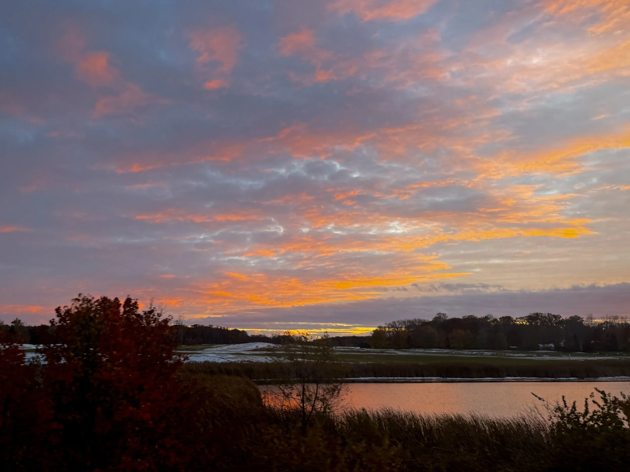 West Lafayette, Indiana Sunset, Celery Bog 