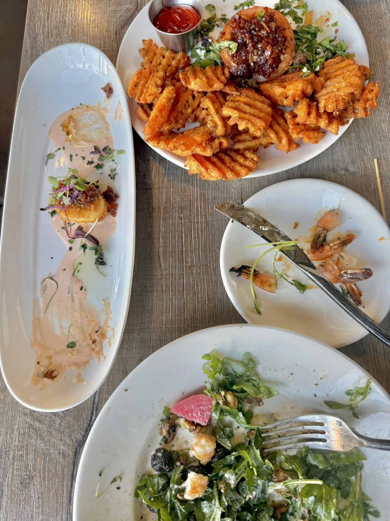 Prescott, AZ farm to table lunch find - we ordered TWO plates of the deepfried hard boiled eggs and ate them all. I could eat these every. single. day. 