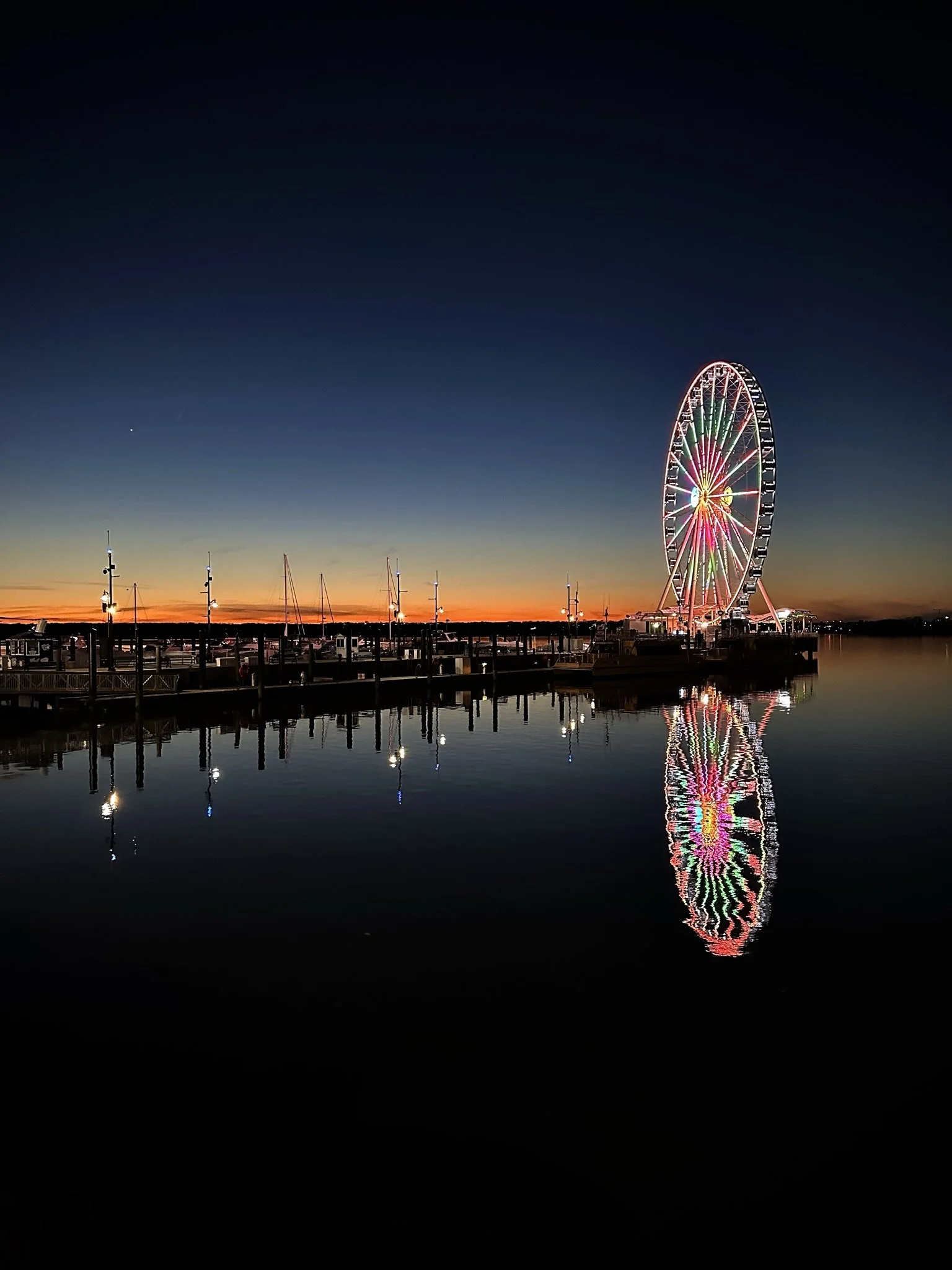National Harbor at Dusk