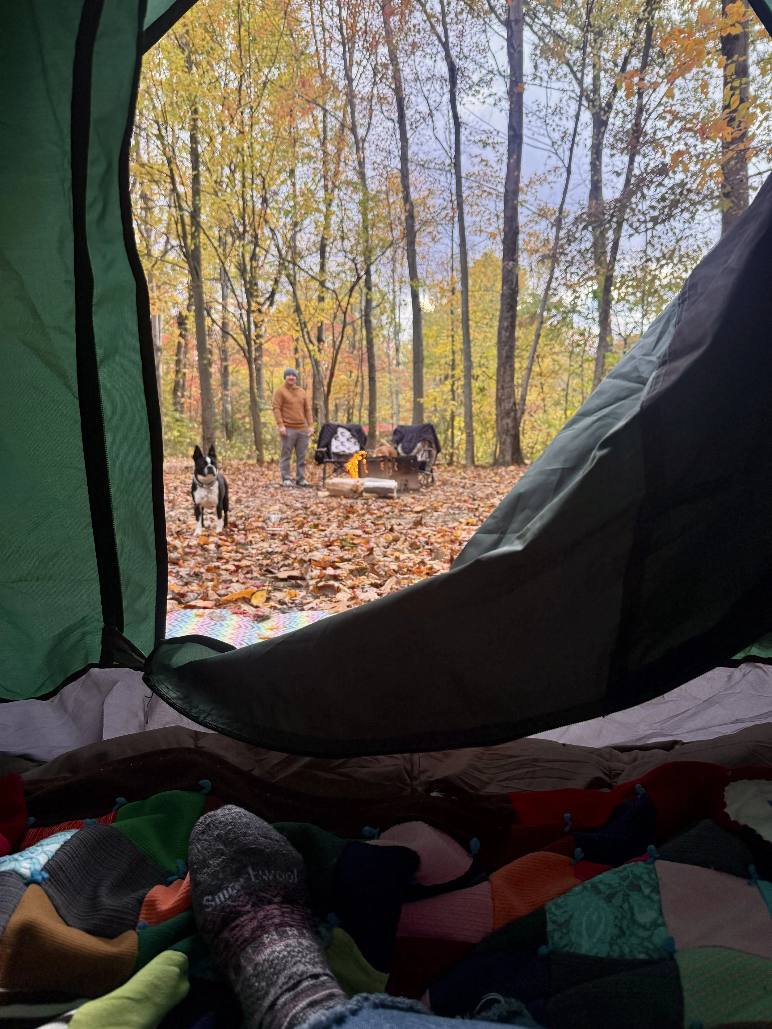 Weeknight fall camping - my favorite memory of 2025 - October, Indiana