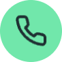 Telefonhörer-Symbol auf grünem Hintergrund
