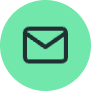 E-Mail-Symbol in einem grünen Kreis