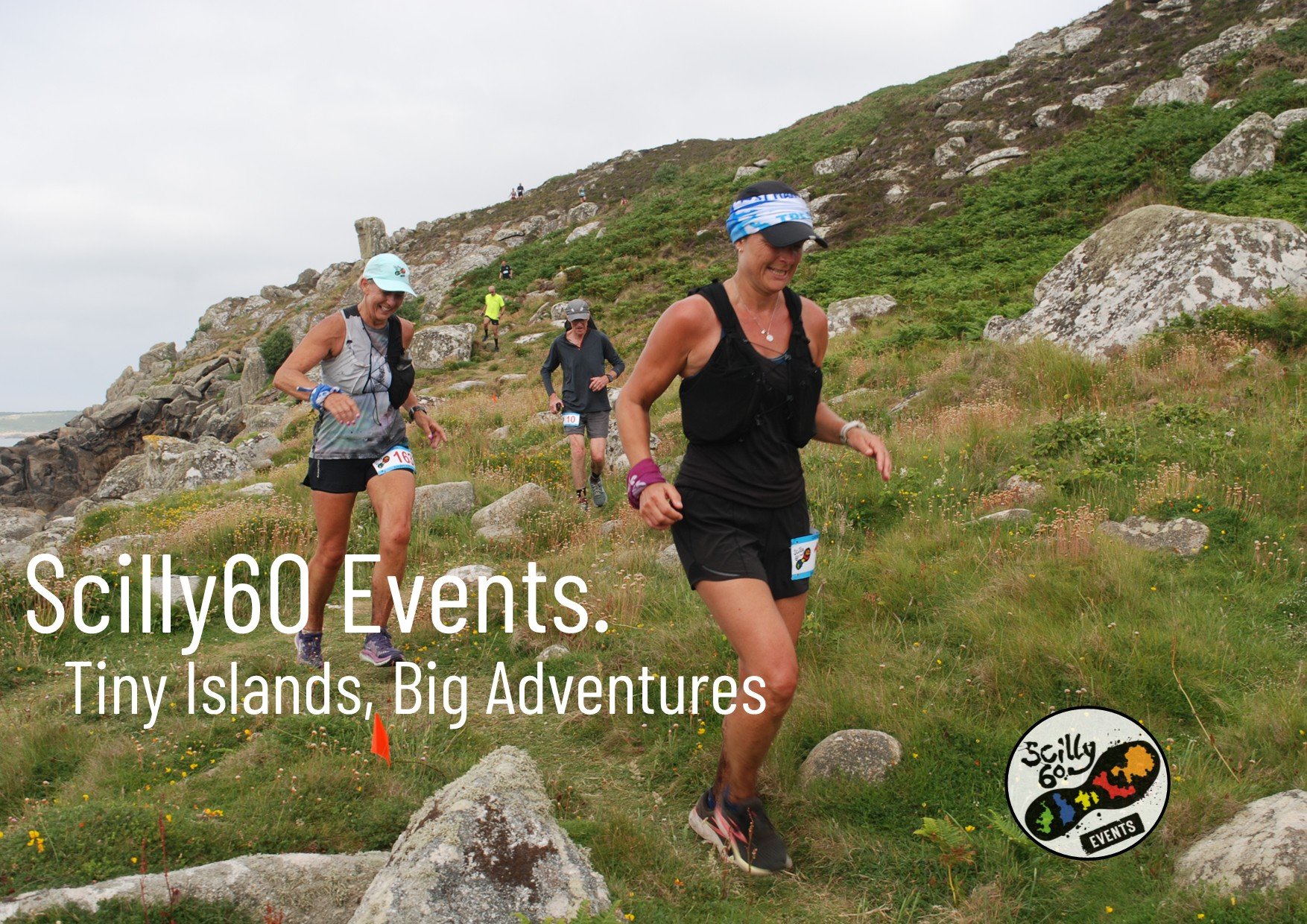 Runners completing Scilly60