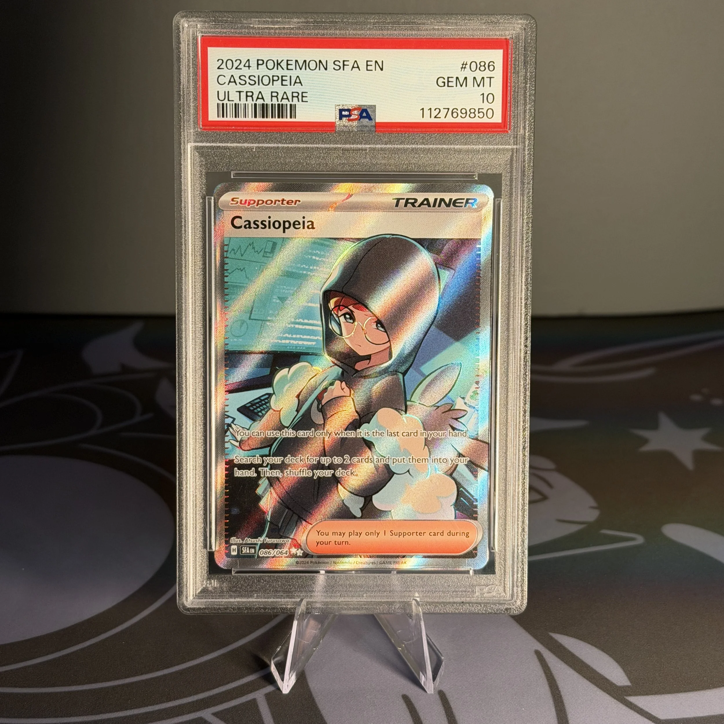 Pokémon - Shrouded Fable - Cassiopeia 086/064 - PSA GEM MT 10