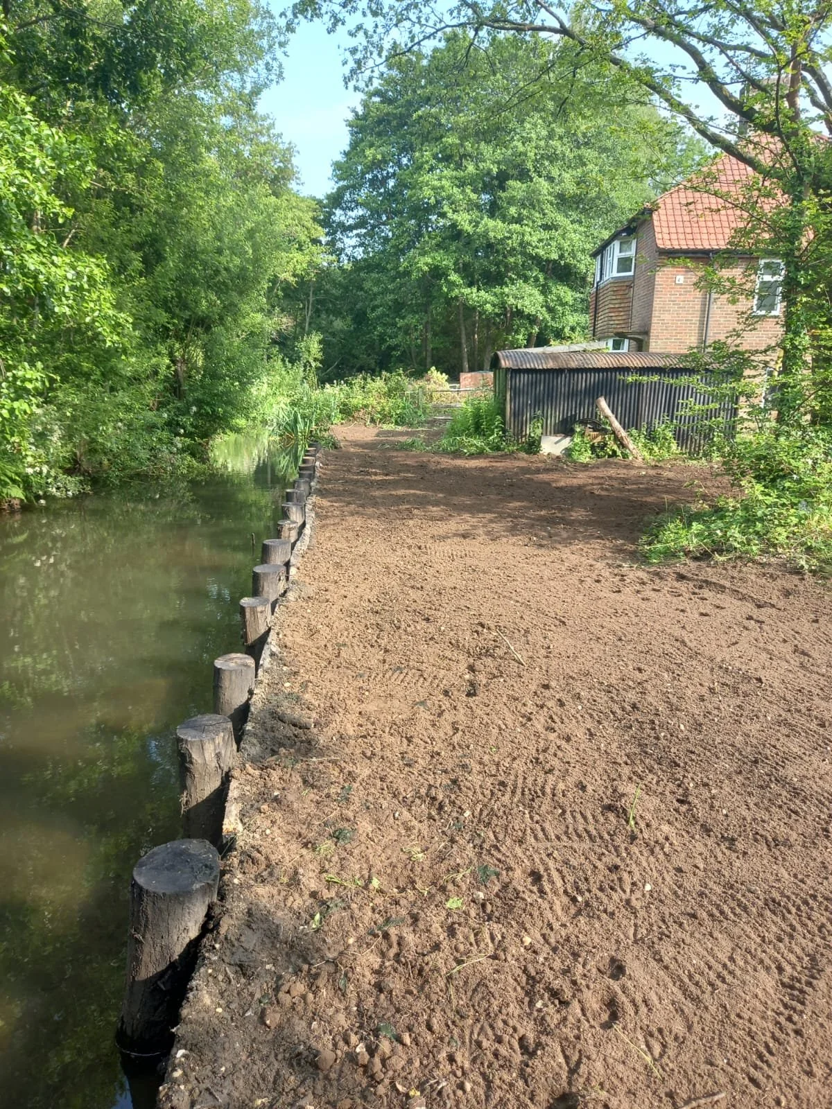 River bank reinforcement