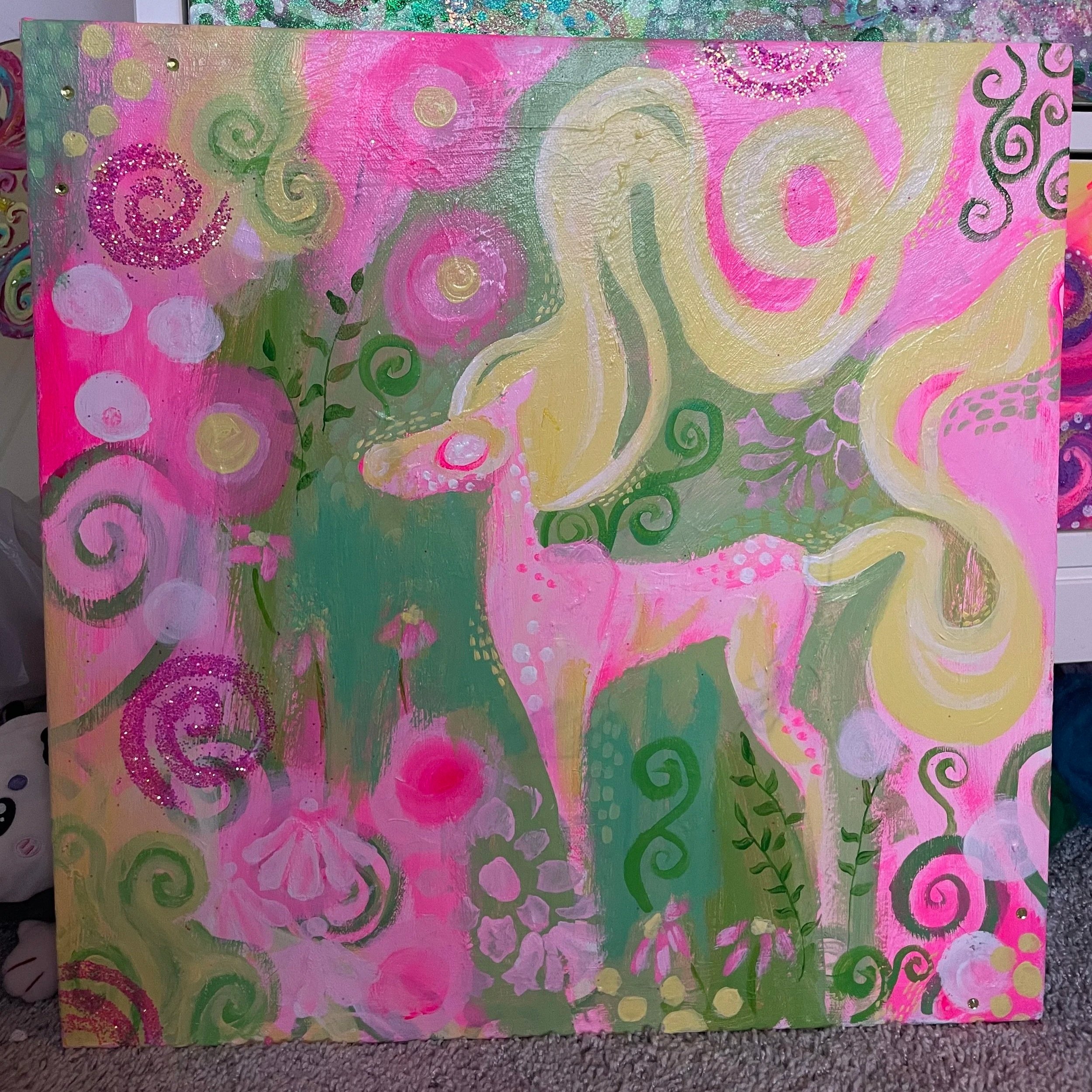 "I am grounded" Horse Painting