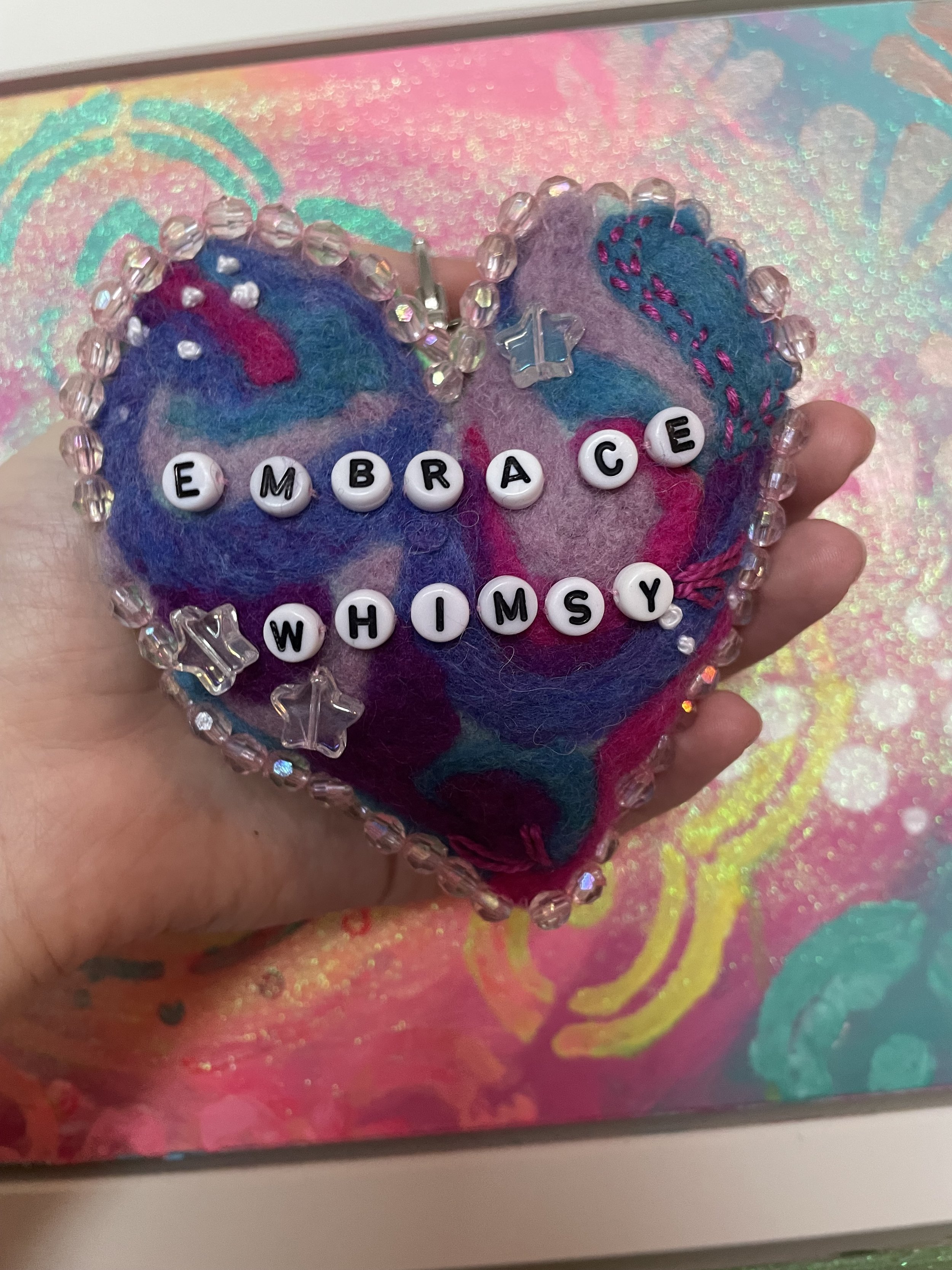 Whimsy Heart Bag Charm