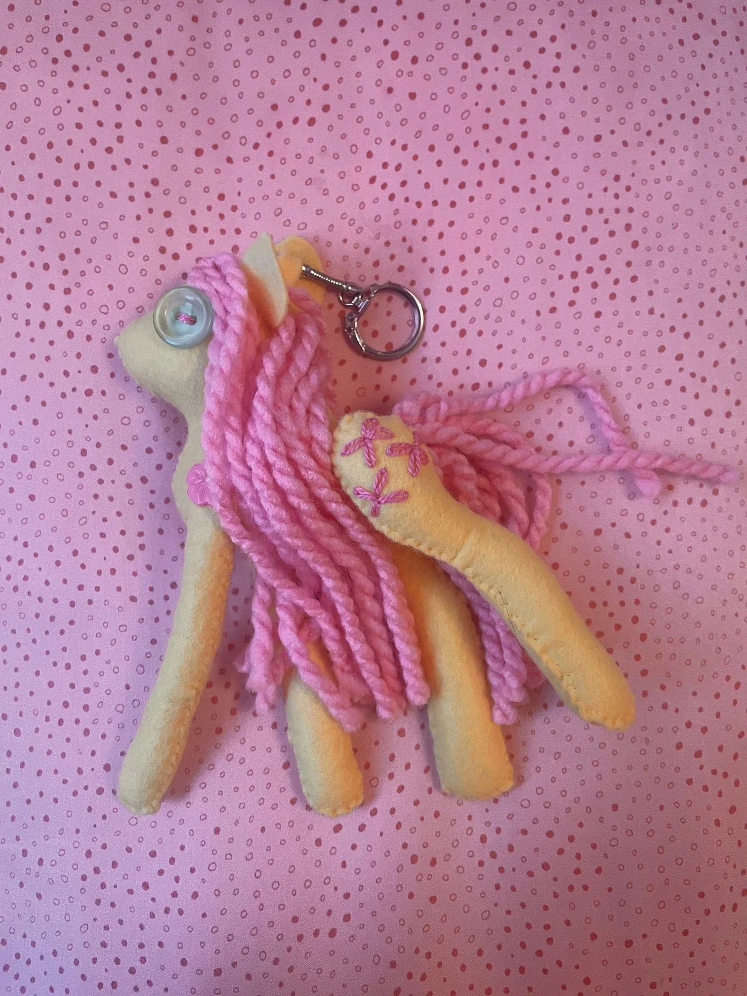 Flutter Pony Keychain