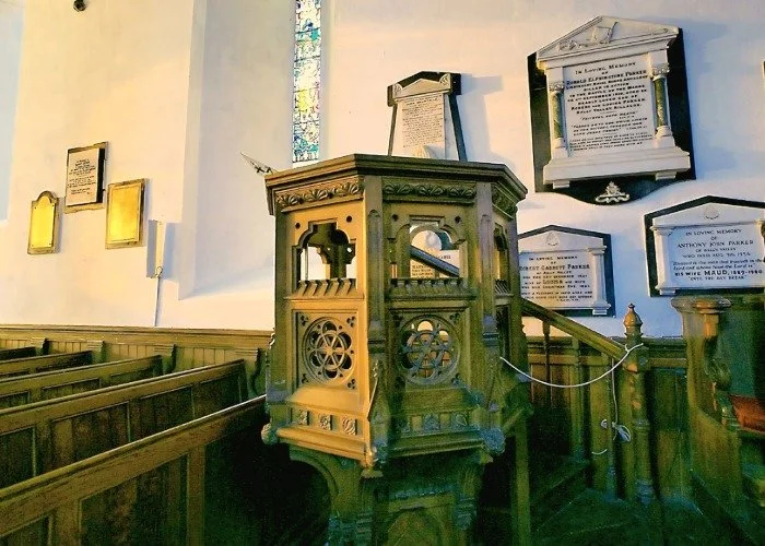 st flannans cathedral interior pulpit memorials.jpg