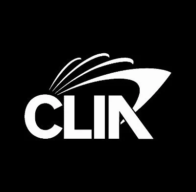Logo with the text 'CLR' and a stylized bird with an open book above it.