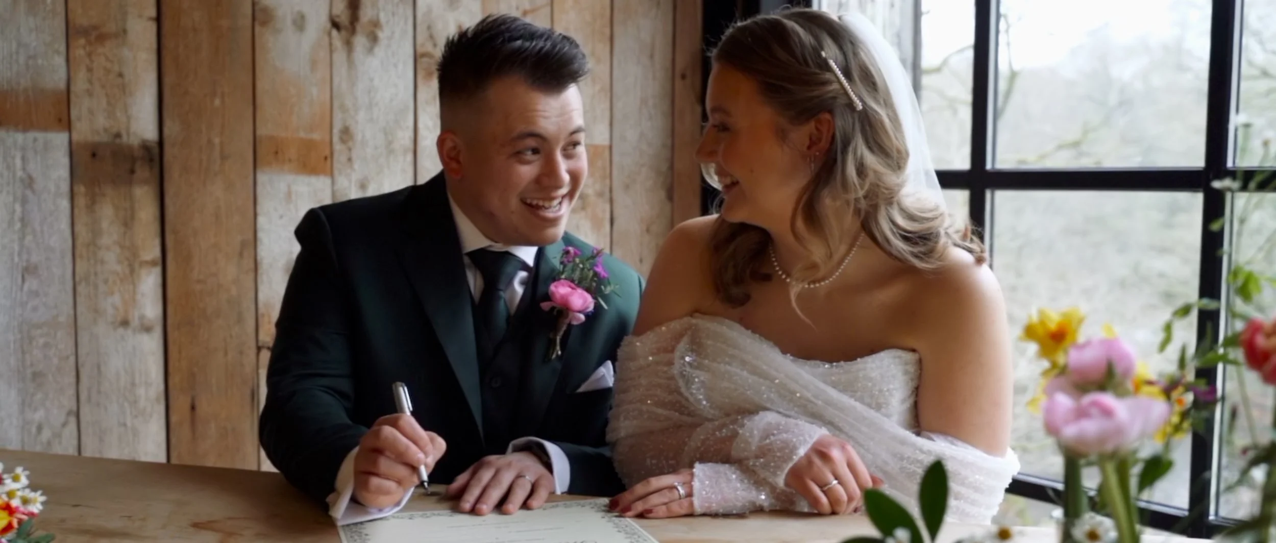 Wedding Videography at Hidden River Barn, Carlisle, Cumbria