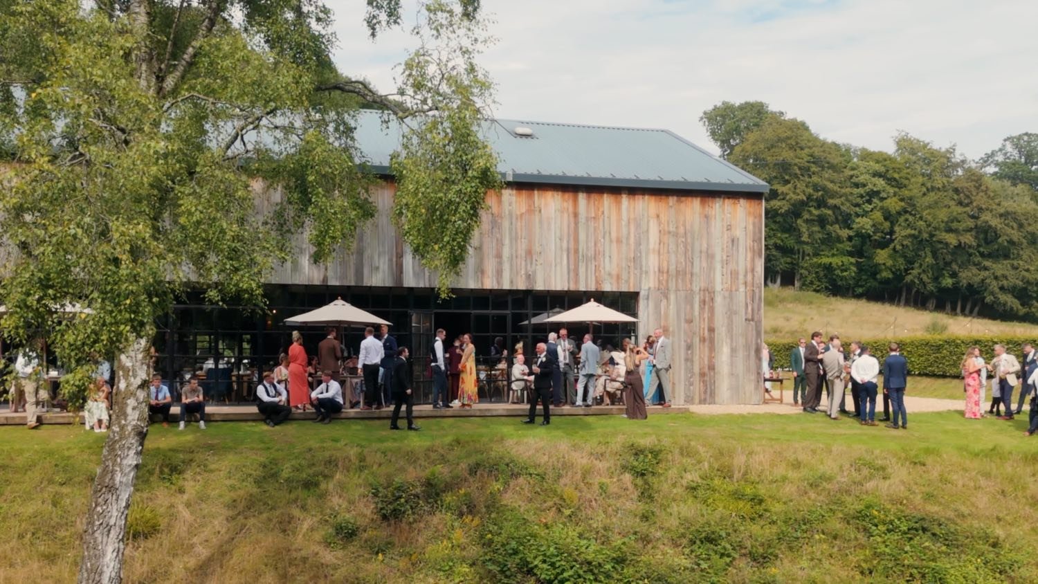 Rustic Hidden River Barn wedding venue in the Cumbrian countryside.