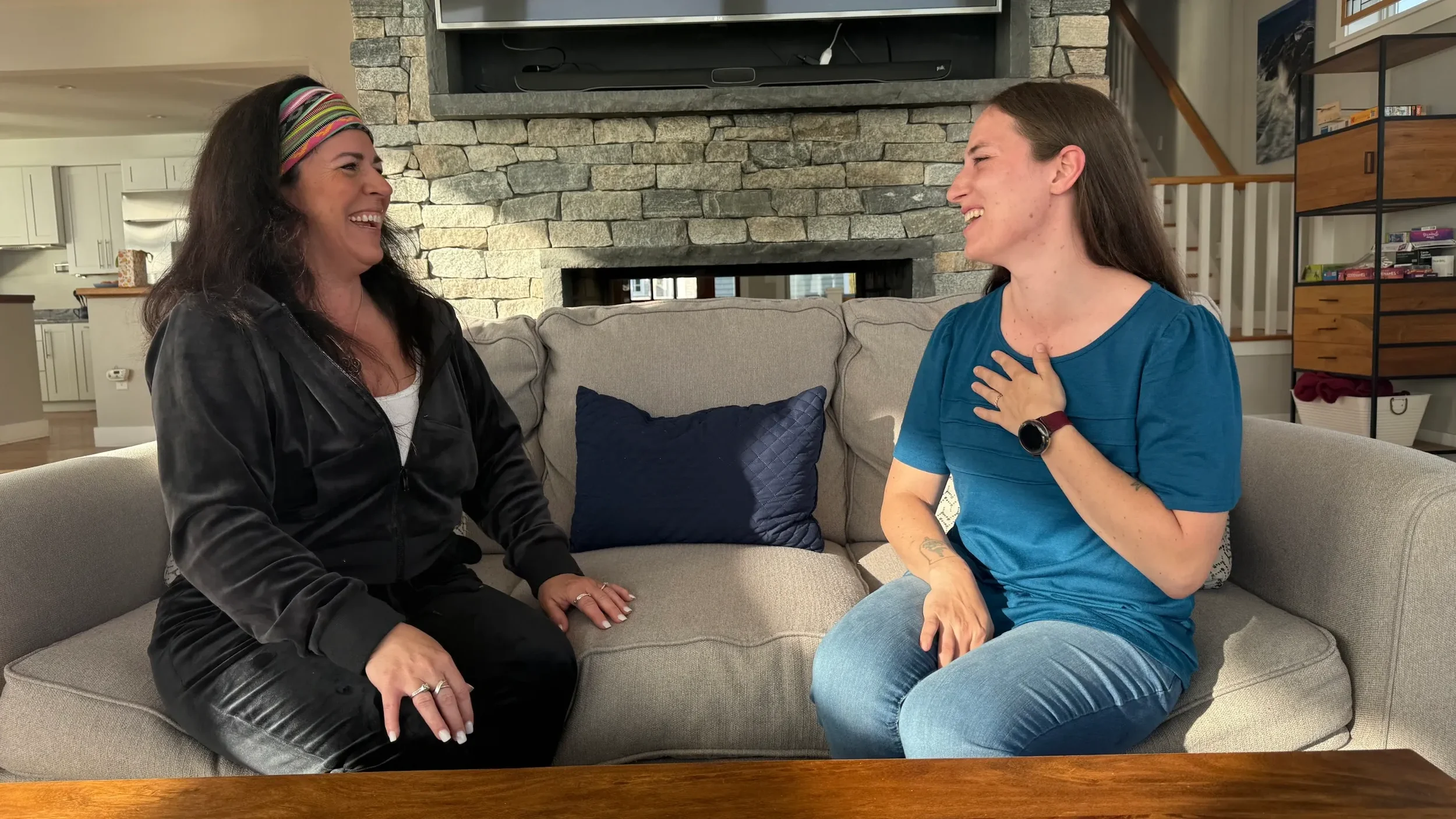 Lacy Anderson, doula mentor and certified birth doula, working one on one with a 3 month doula mentorship client.