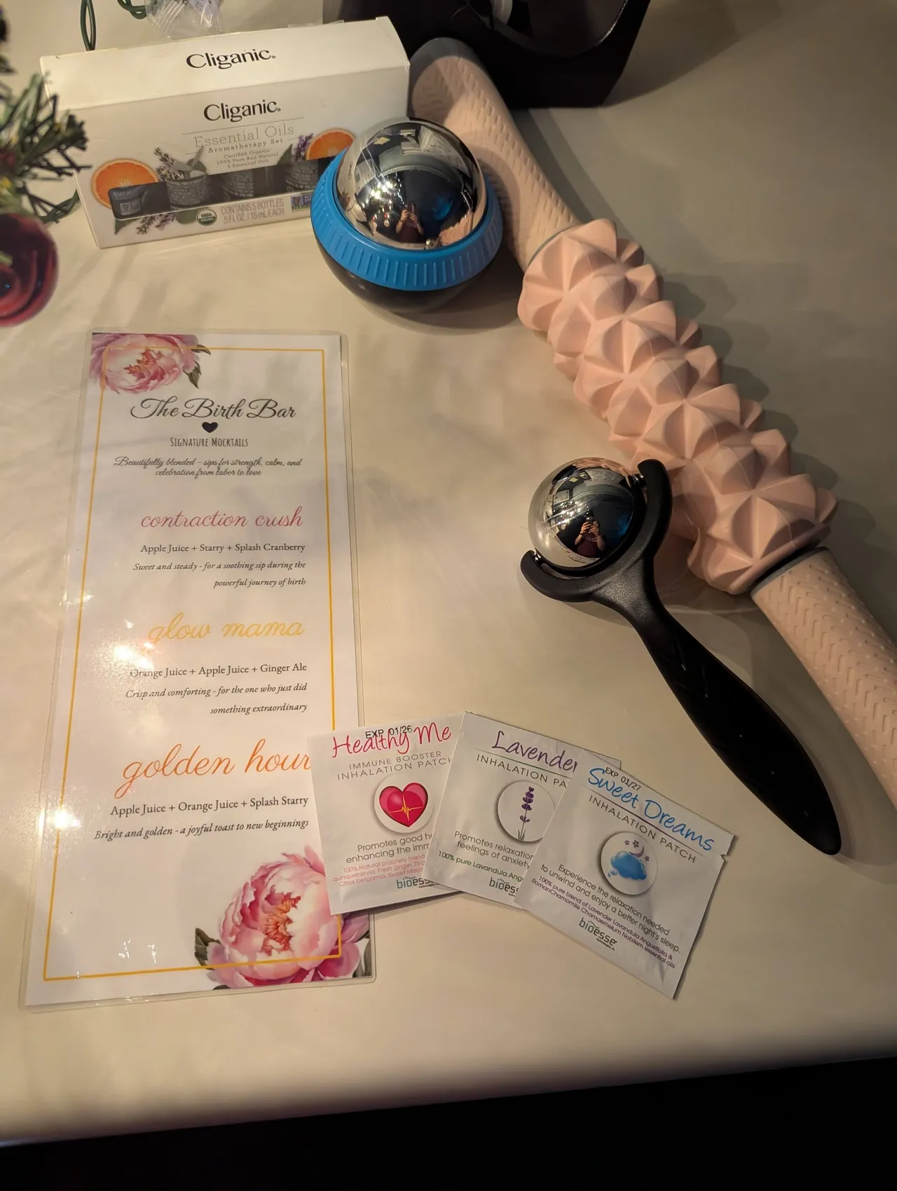 Comfort measures for laboring mother at Marshfield Medical Center in Iron Mountain.