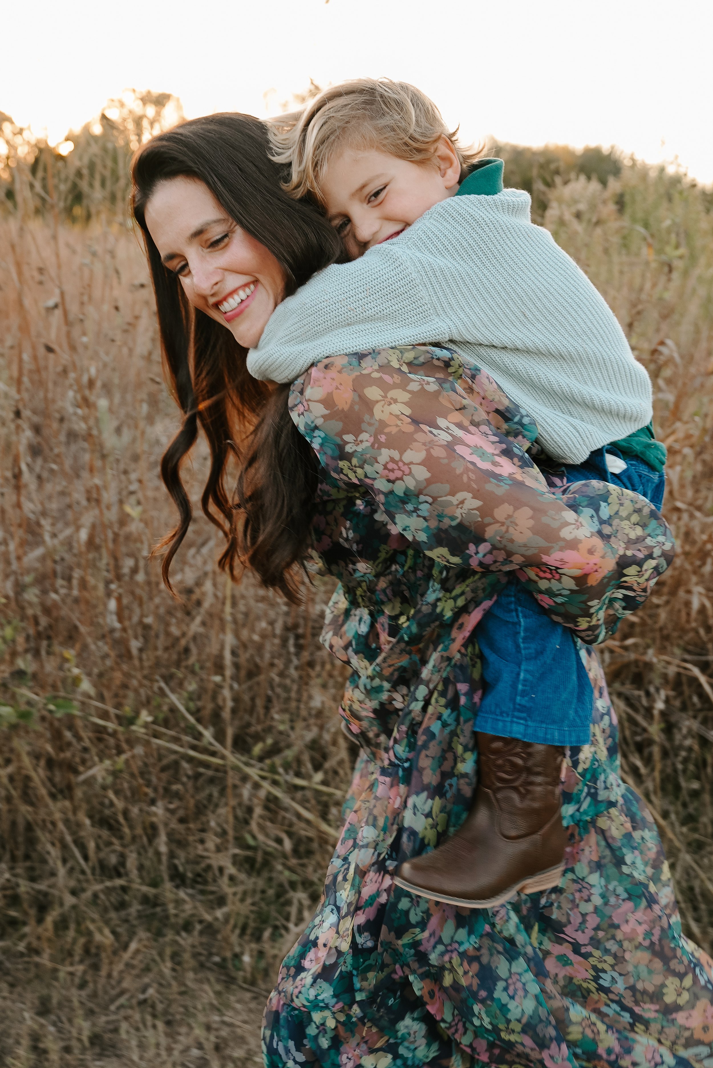Laurie’s customers, Larissa and Emmett, just married walking off the aisle together.