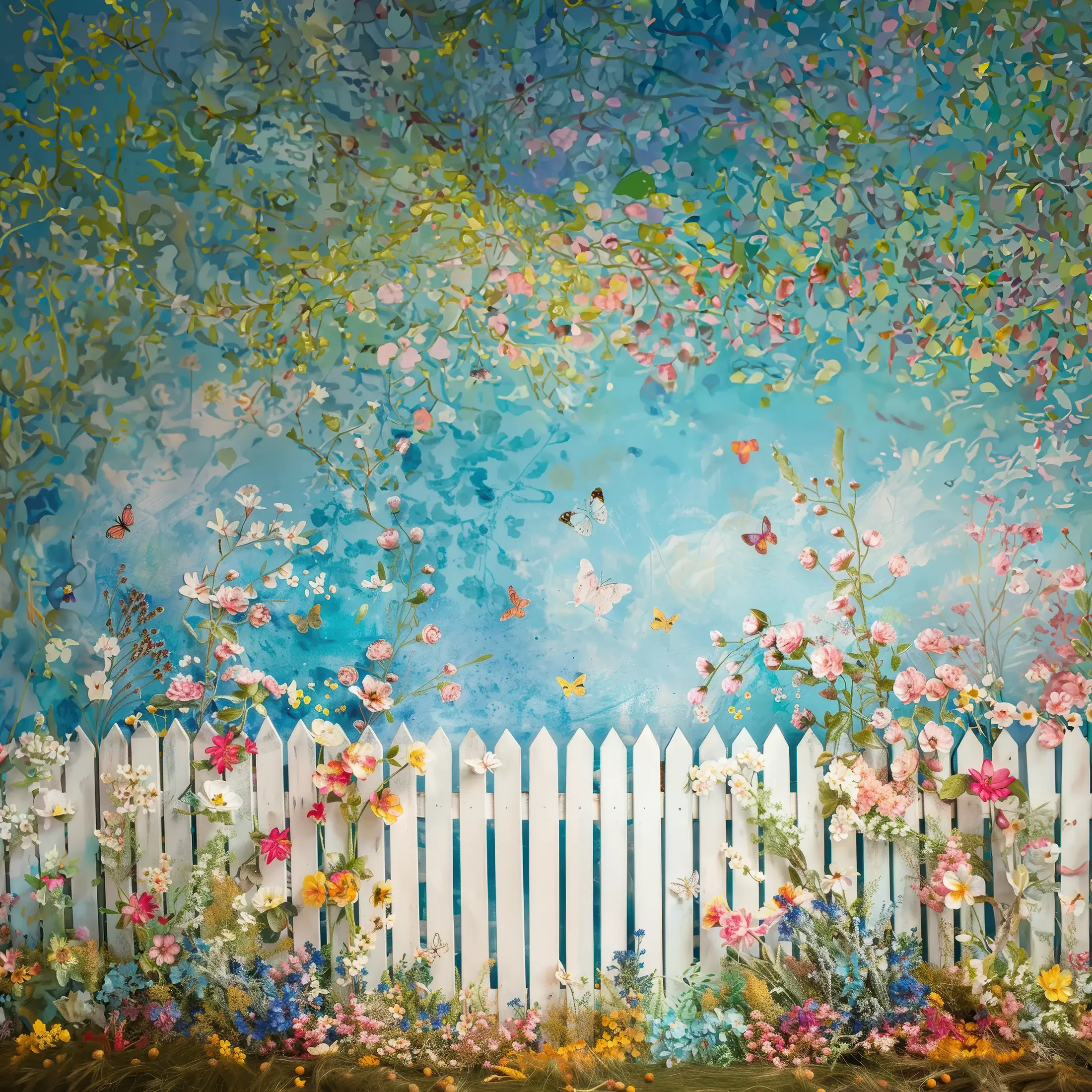 flowering-fence-photoshop-digital-art.webp