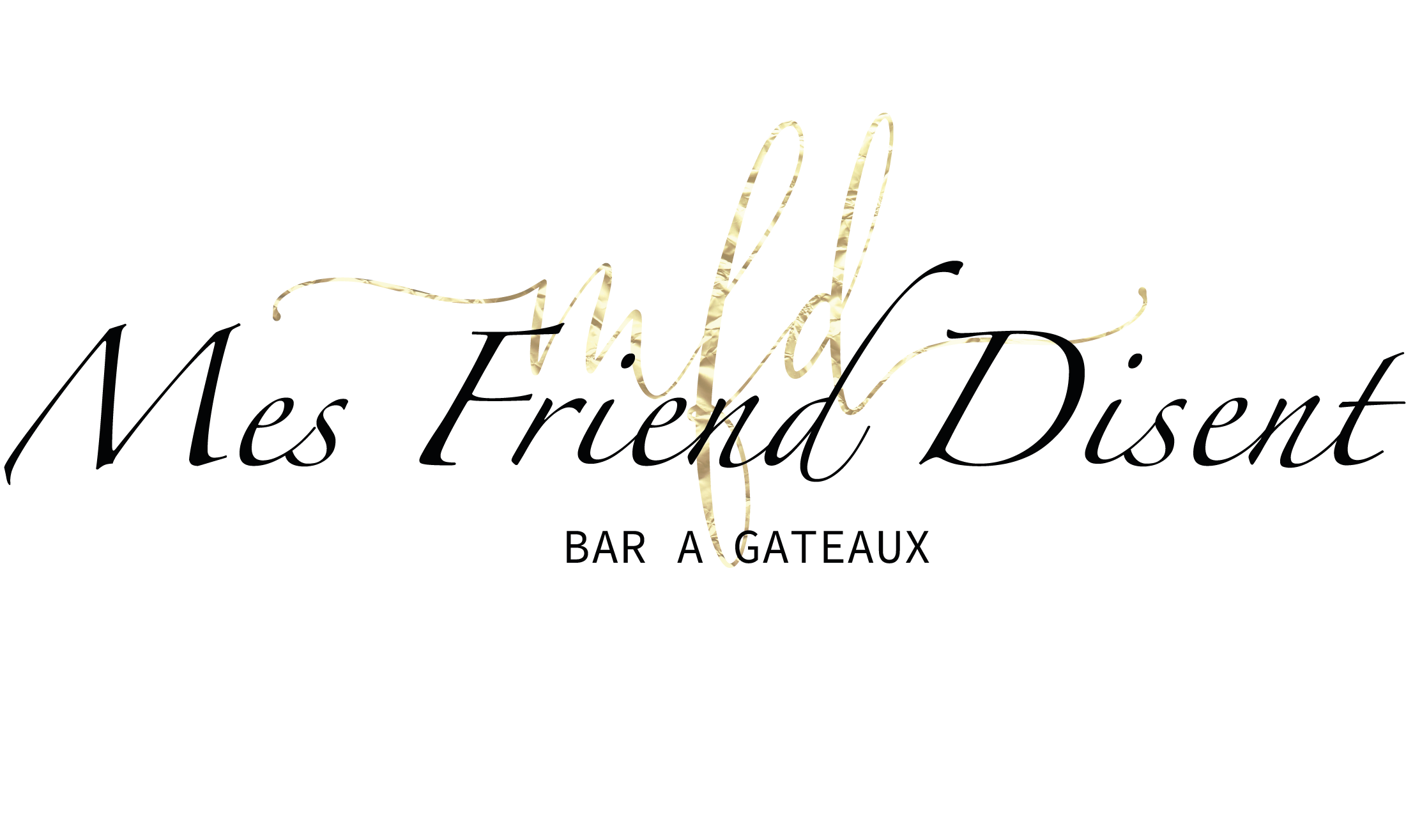 Une image avec un fond noir et des formes abstraites multicolores, principalement dorées et vertes.