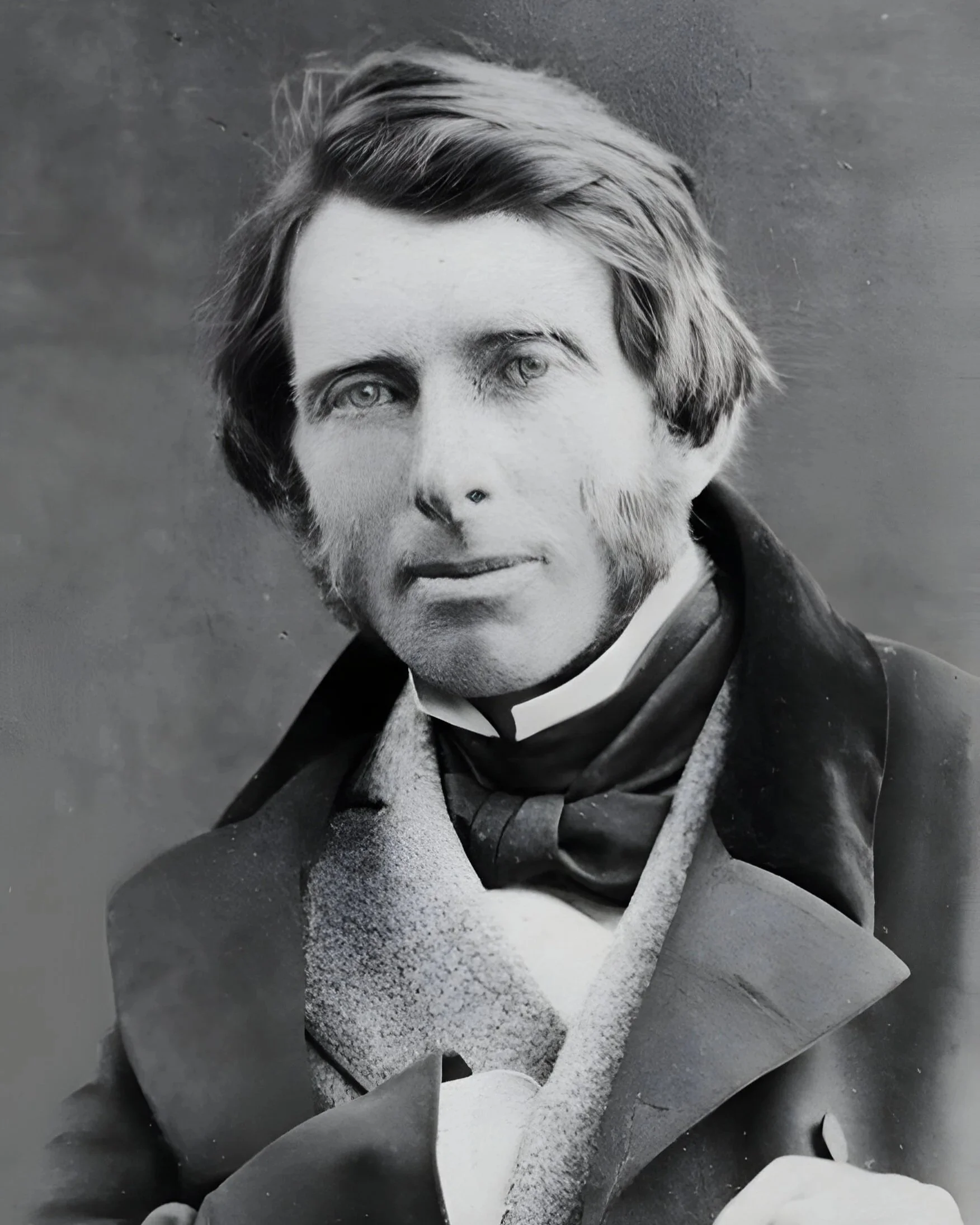 Portrait of John Ruskin, Victorian art critic and social thinker.