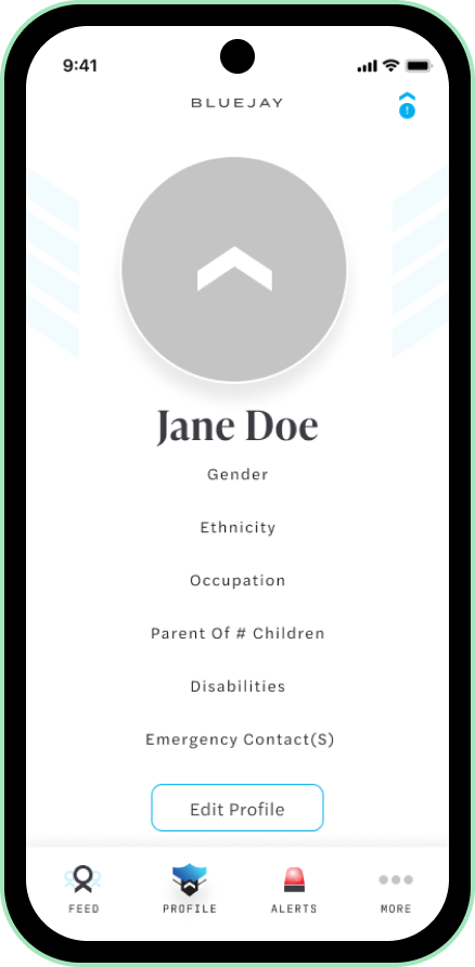 Illustration of a phone with an app interface running on it