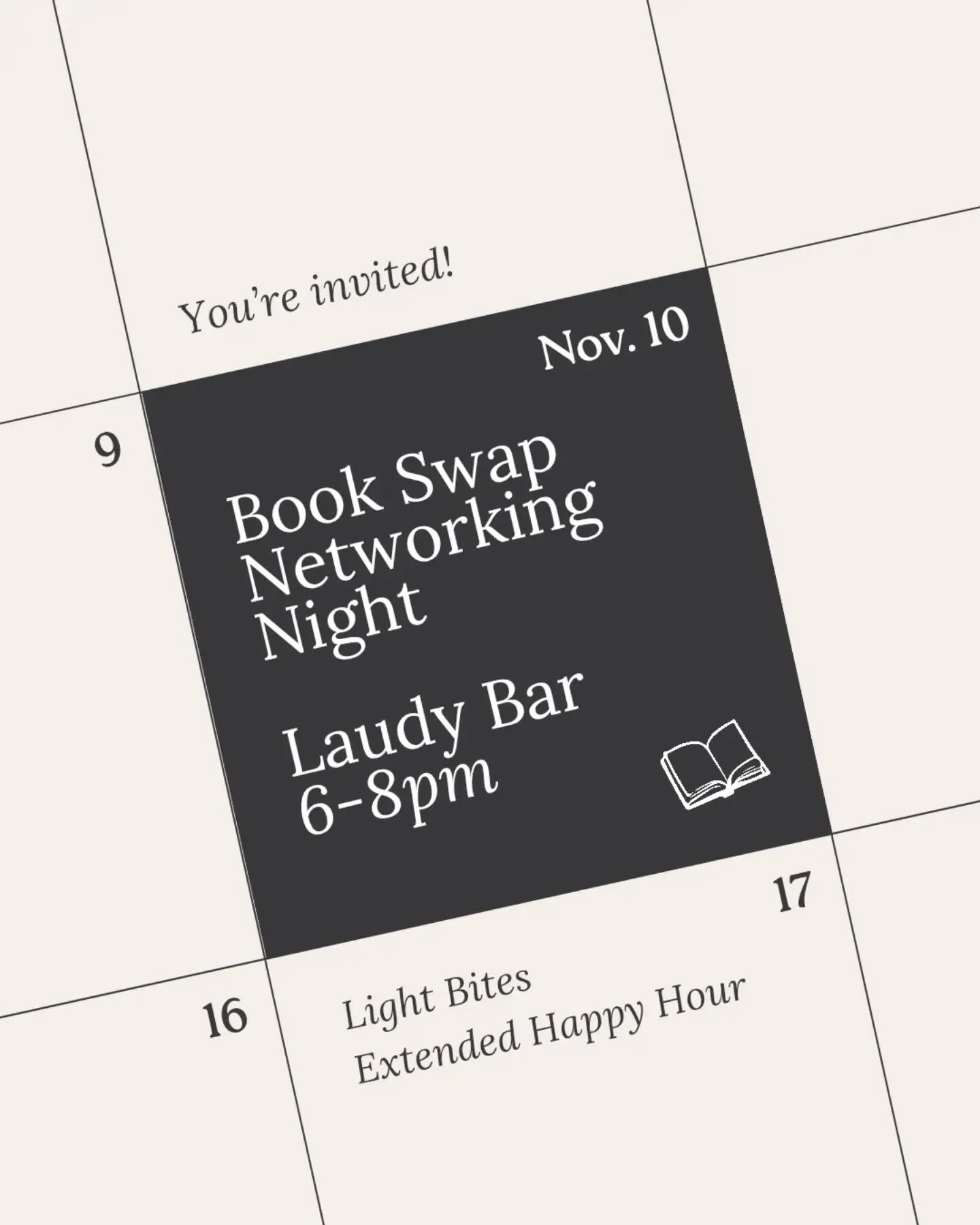 I&rsquo;m hosting a Book Swap Networking Night, and I&rsquo;d love for you to be there! 📖✨

Bring a book that inspired, challenged, or changed you, and trade it for something new. You&rsquo;ll leave with a fresh read and some great new connections.
