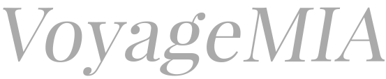 VoyageMIA logo in gray text on a white background.