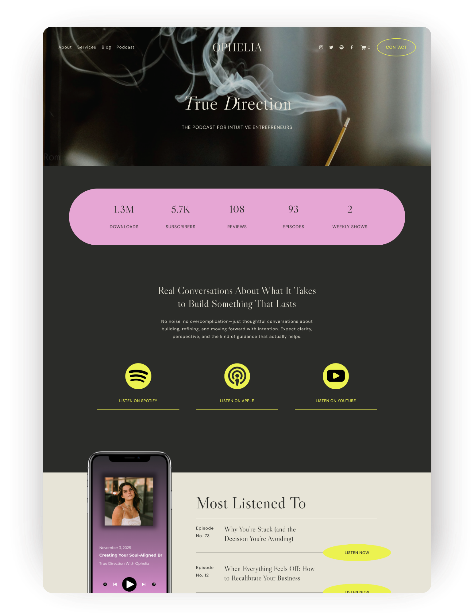 Explore page for a website template for hotels, resorts, vacation rentals.