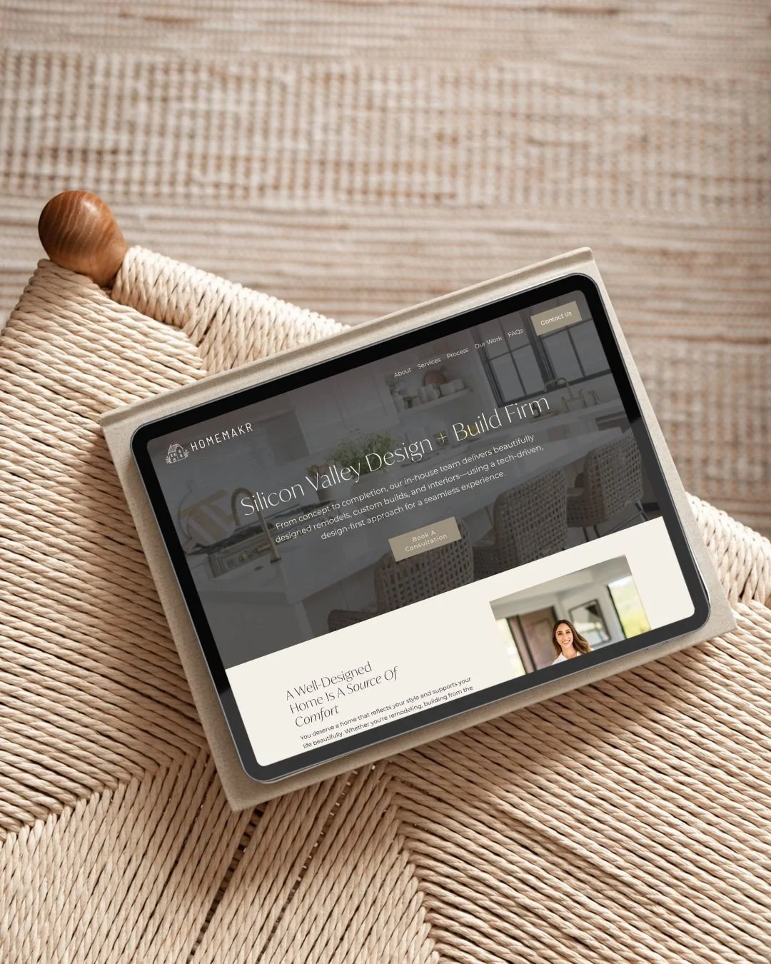 Homemakr – Custom Website + Brand Identity