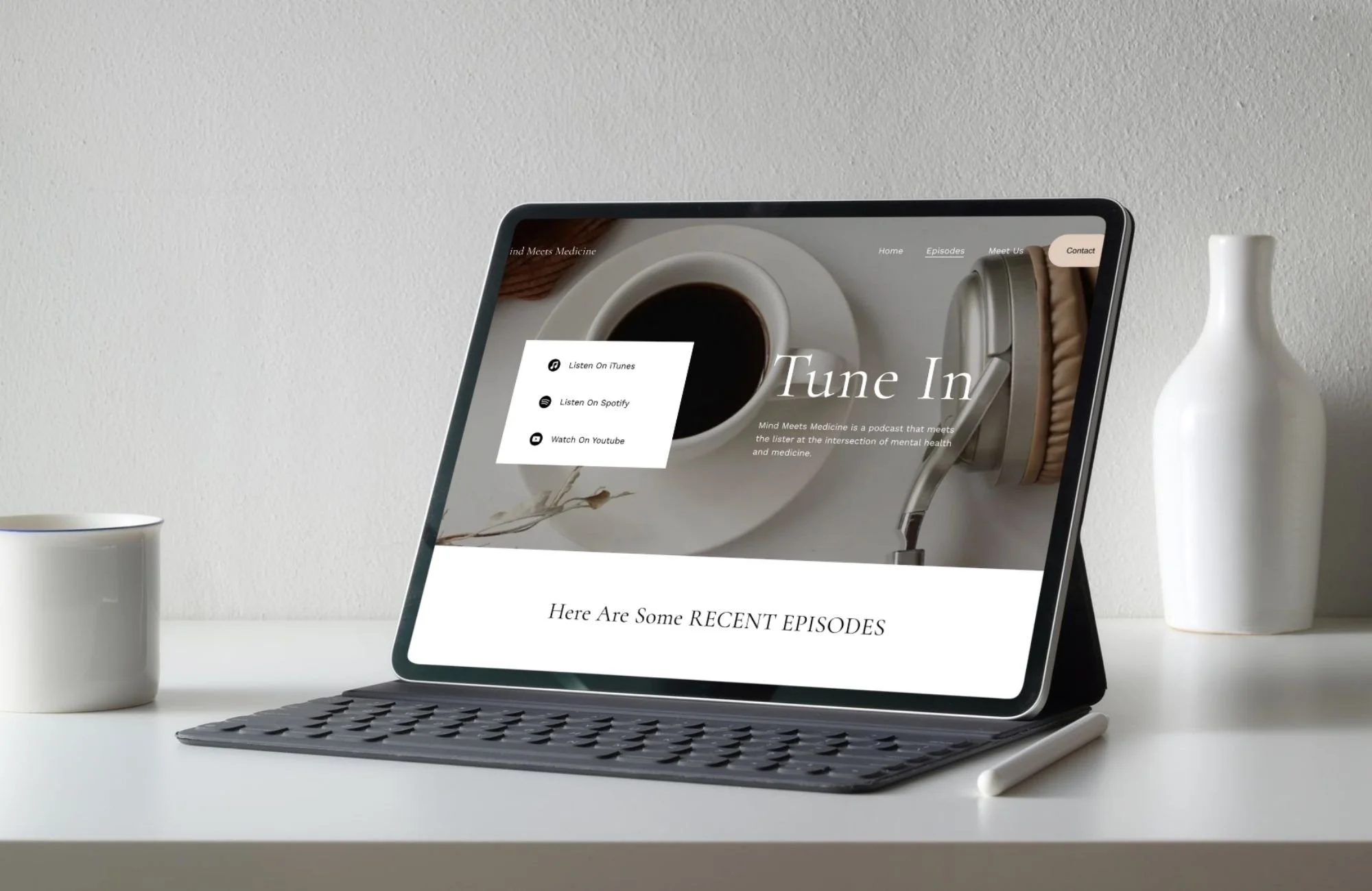 Mind Meets Medicine - Custom Website + Brand Identity