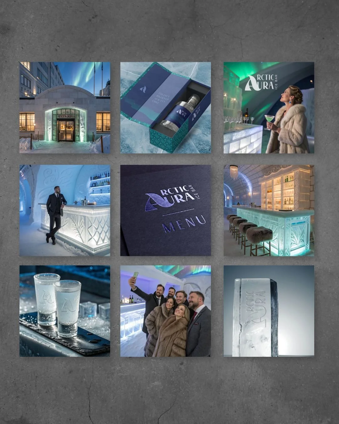 social media graphic design for a sophisticated and edge bar and lounge