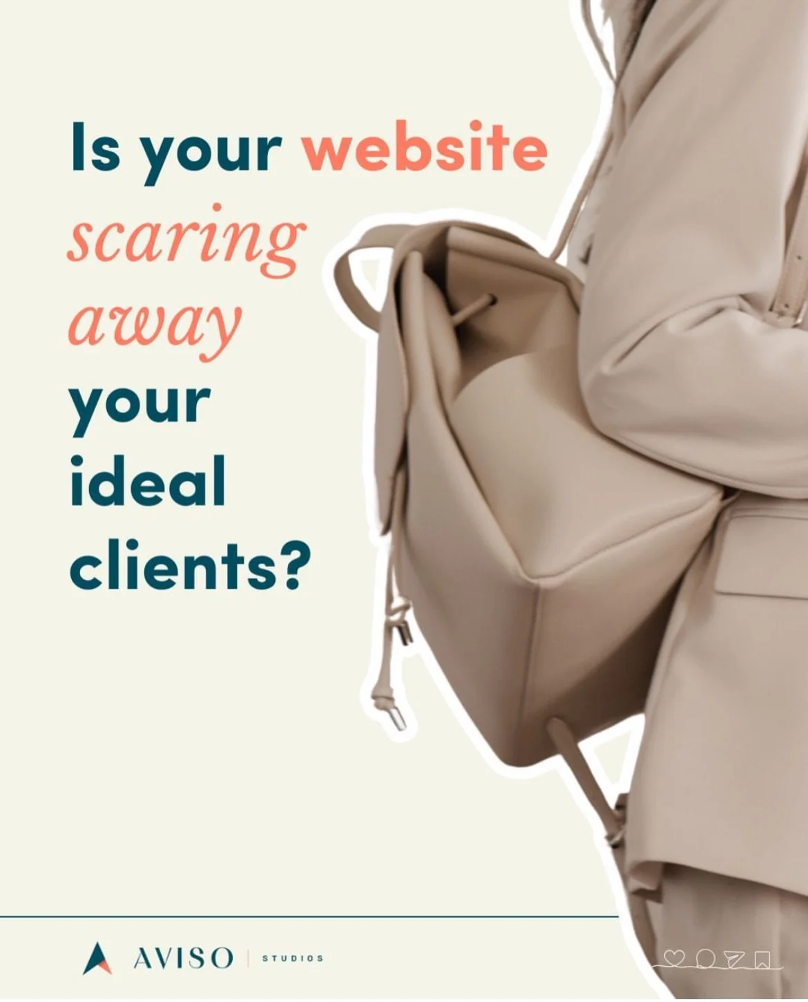 🚨 Is your website low-key ghosting your dream clients?

Like&hellip;
They land.
They scroll.
They bounce.
And you&rsquo;re left wondering what the heck just happened.

Here&rsquo;s the truthbomb 💥
Your website doesn&rsquo;t need to be prettier.
It 