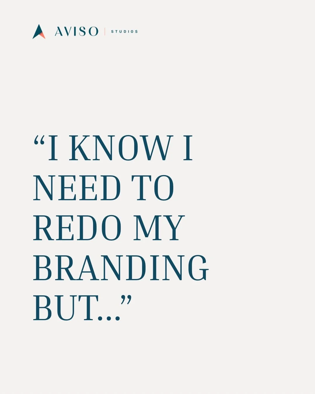 Most founders don&rsquo;t even know where to start when it come to branding or a refresh.

✔️ What actually matters?
✔️ How do you make the investment worth it?
✔️ And why does it feel like such a huge, scary commitment?

This is usually where the ov