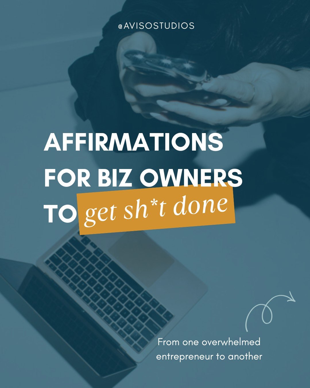 Gentle reminder for overwhelmed business owners and entrepreneurs:

You don&rsquo;t need:
&ndash; a new system
&ndash; a new font
&ndash; a new plan
&ndash; or a personality transplant

You need:
&rarr; one imperfect action
&rarr; followed by another